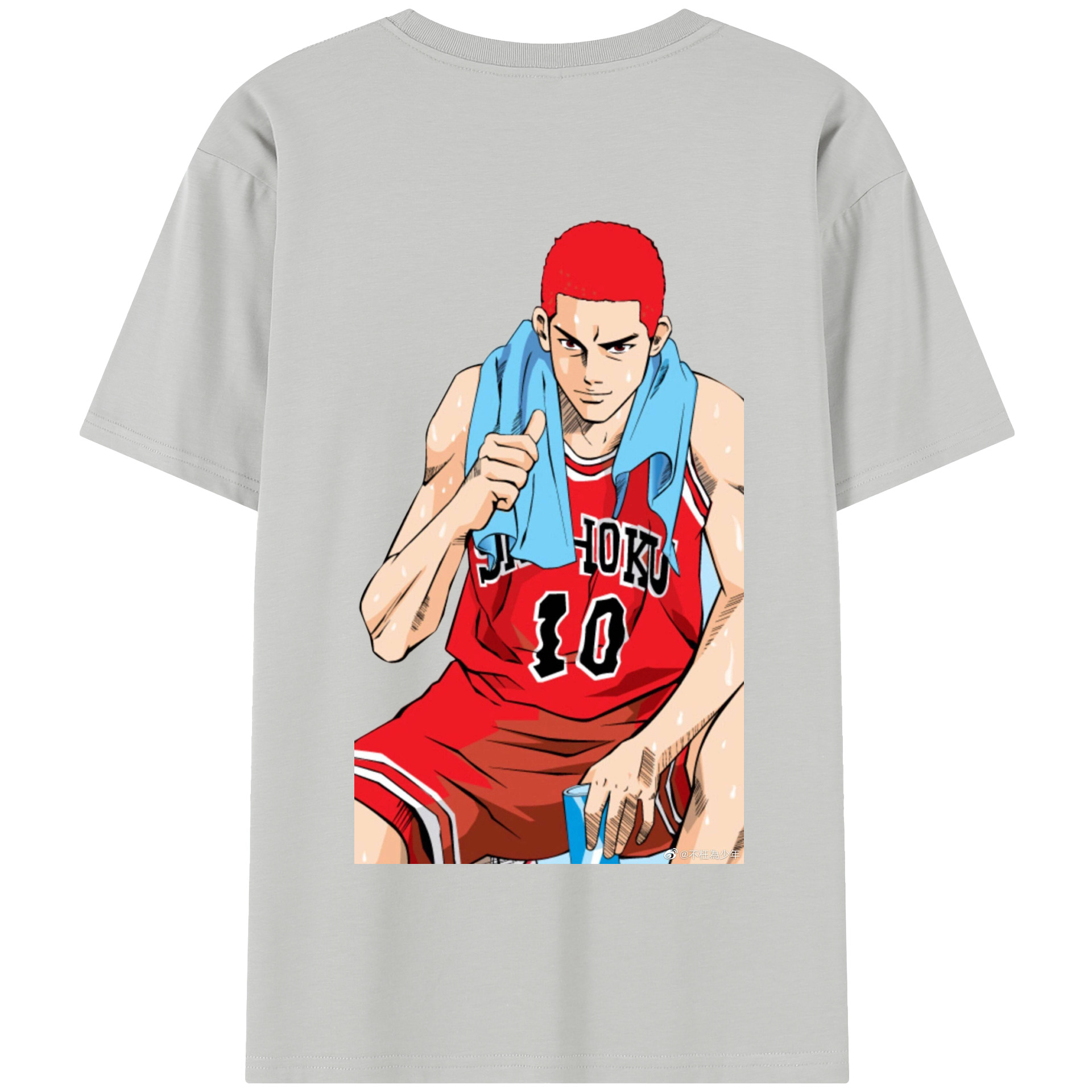SLAM DUNK／スラムダンク 綿100％半袖Tシャツ（背面プリント）