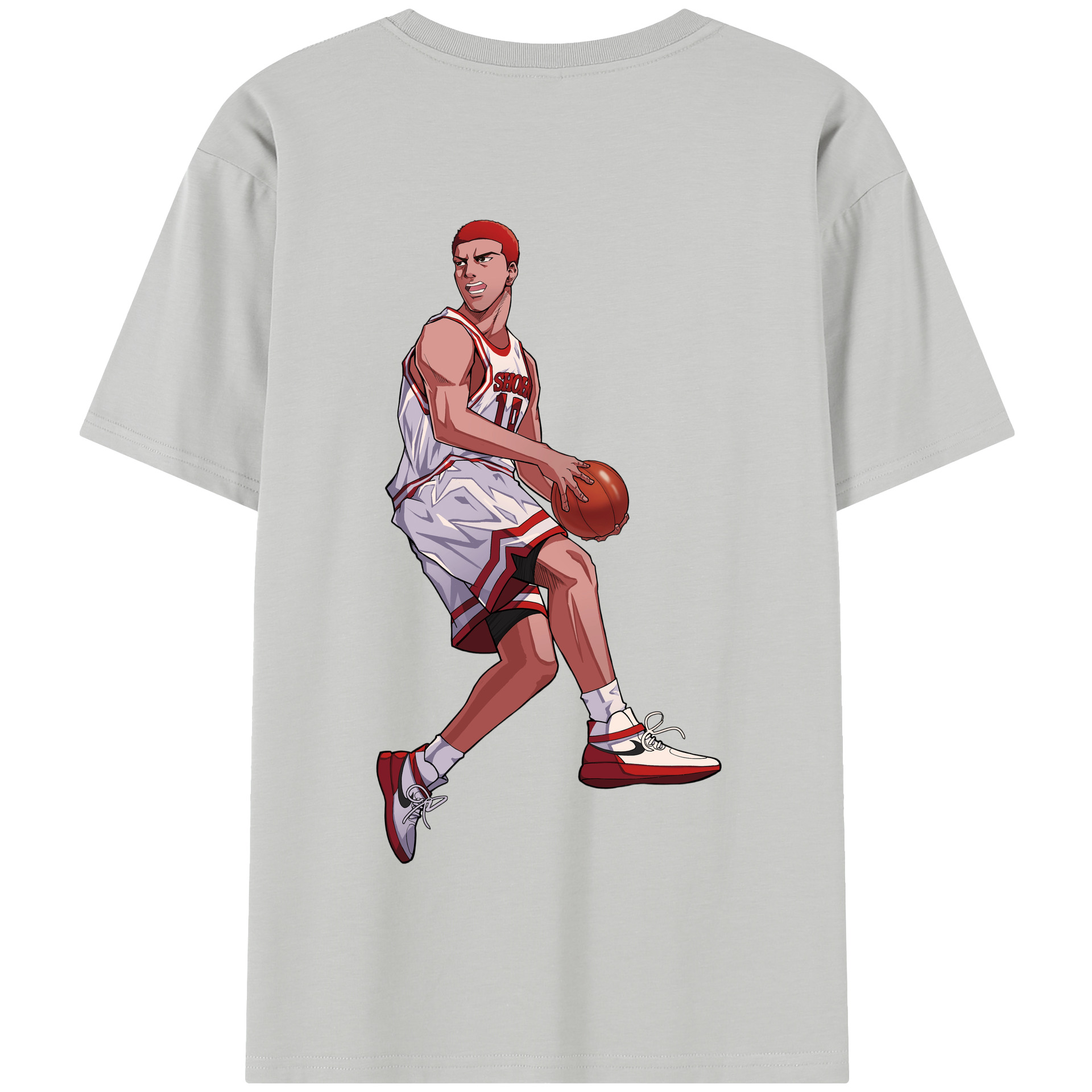 SLAM DUNK／スラムダンク 綿100％半袖Tシャツ（背面プリント）
