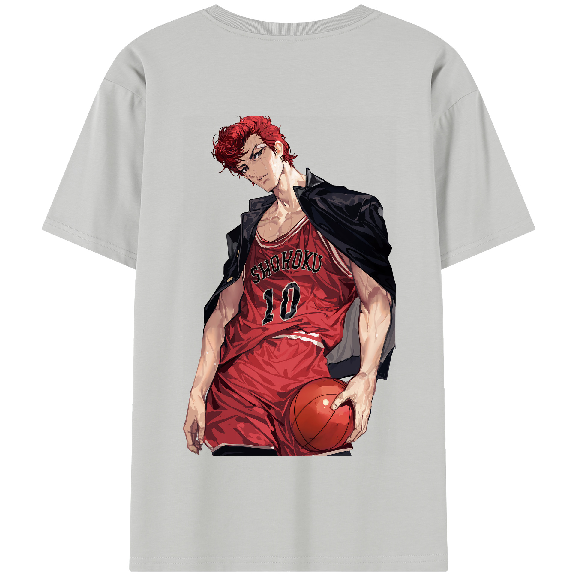 SLAM DUNK／スラムダンク 綿100％半袖Tシャツ（背面プリント）