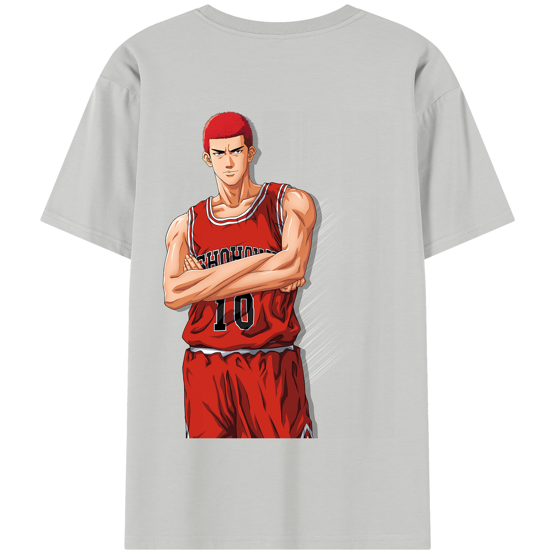 SLAM DUNK／スラムダンク 綿100％半袖Tシャツ（背面プリント）