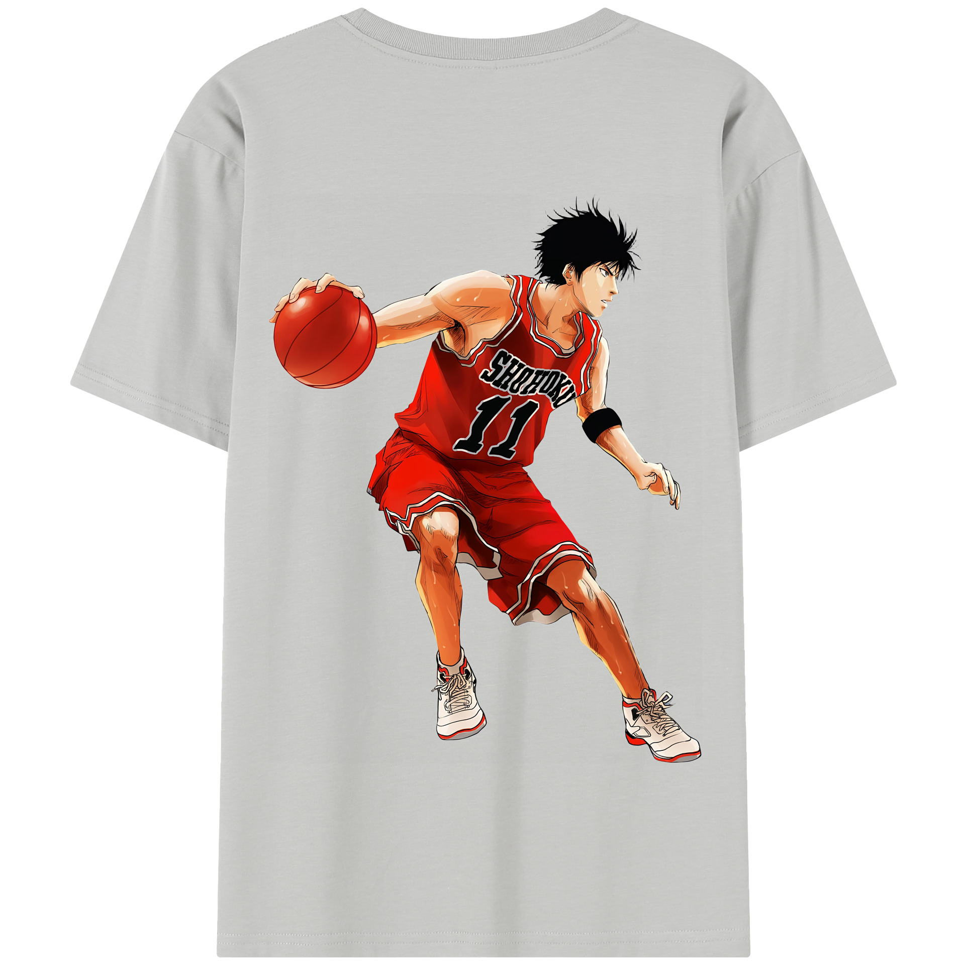 SLAM DUNK／スラムダンク 綿100％半袖Tシャツ（背面プリント）