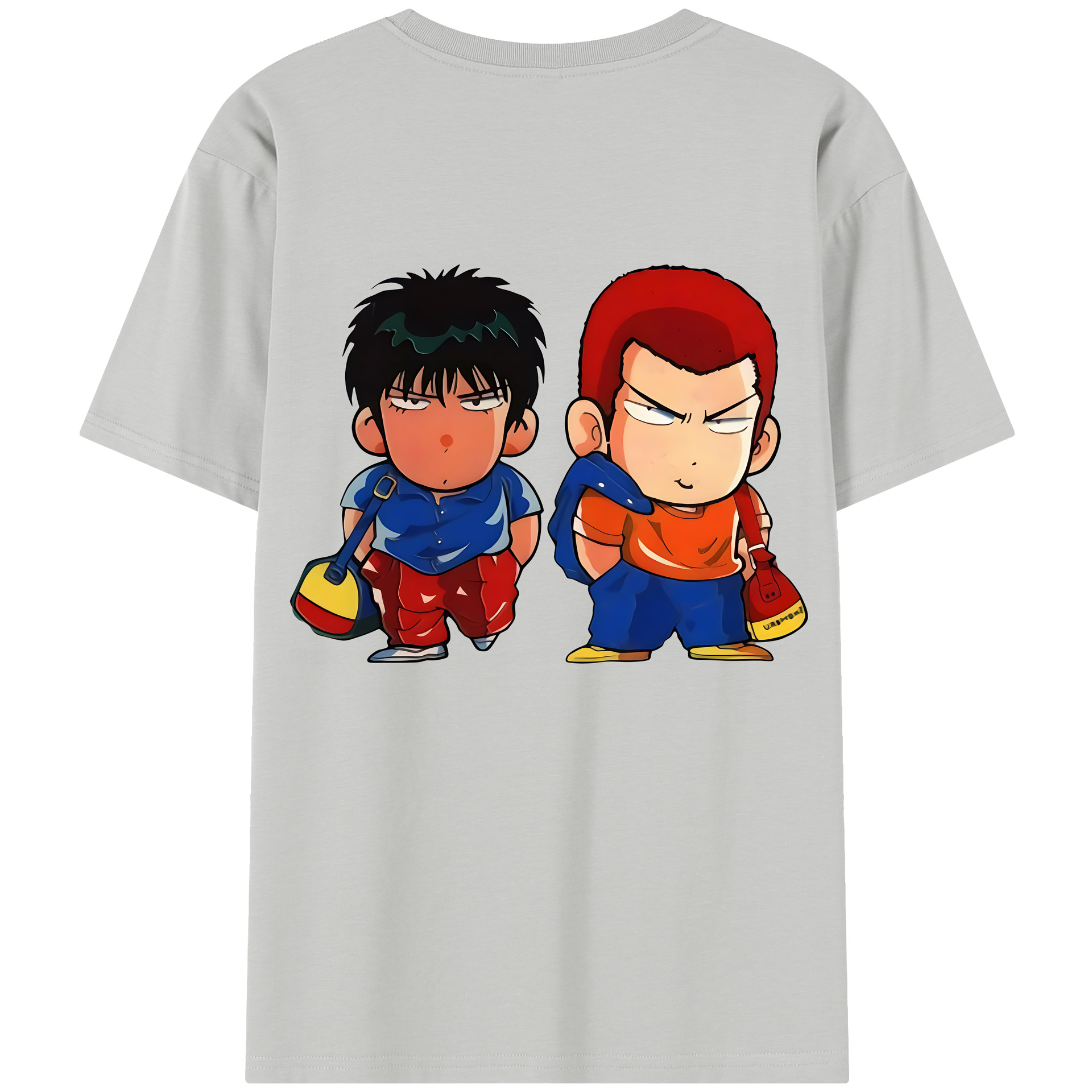 SLAM DUNK／スラムダンク 綿100％半袖Tシャツ（背面プリント）