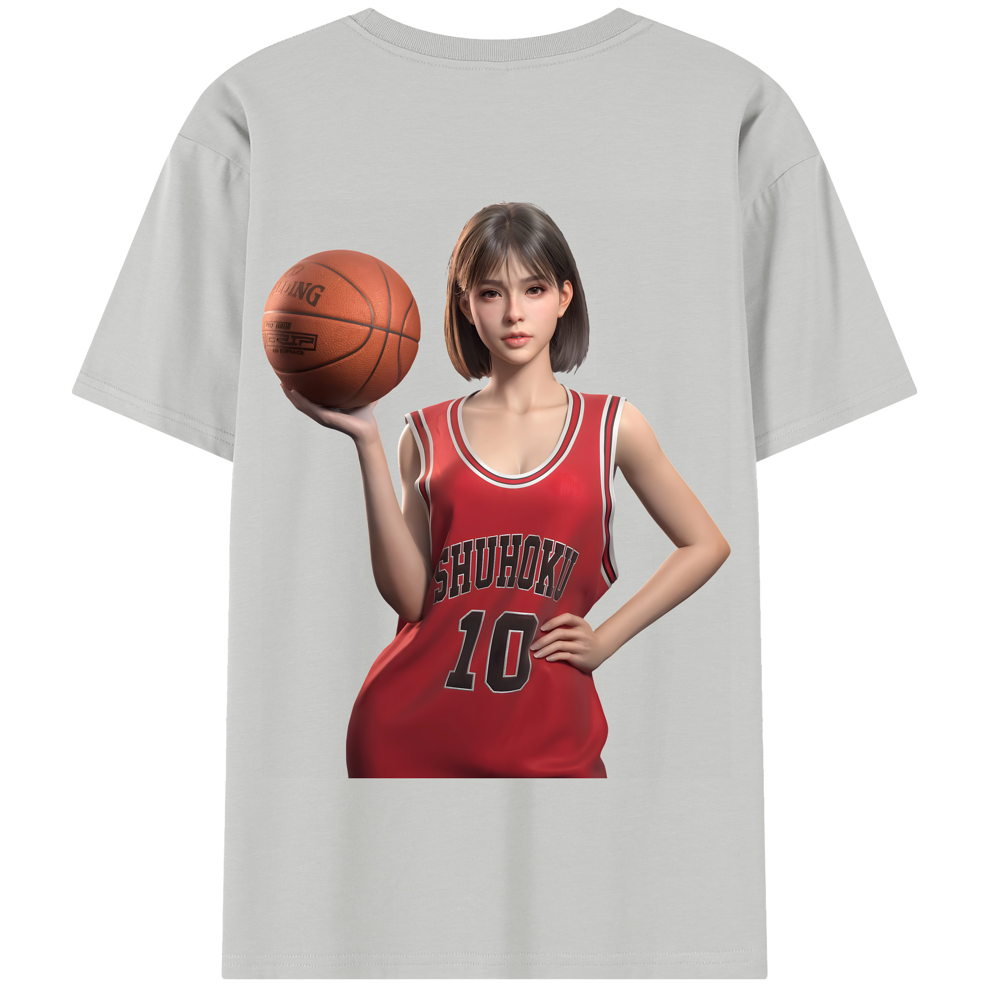 SLAM DUNK／スラムダンク 綿100％半袖Tシャツ（背面プリント）