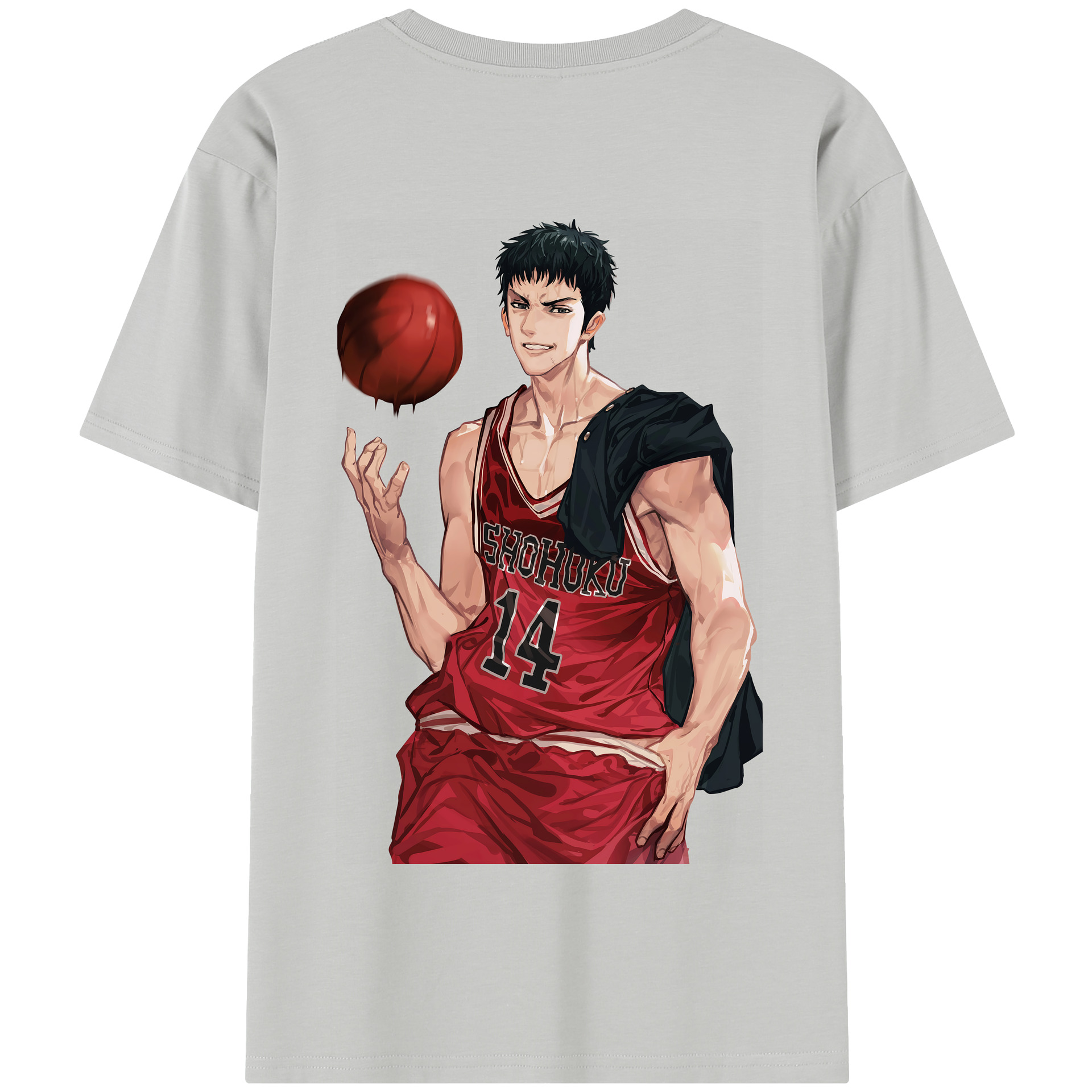 （画像用） SLAM DUNK／スラムダンク 綿100％半袖Tシャツ（背面プリント）