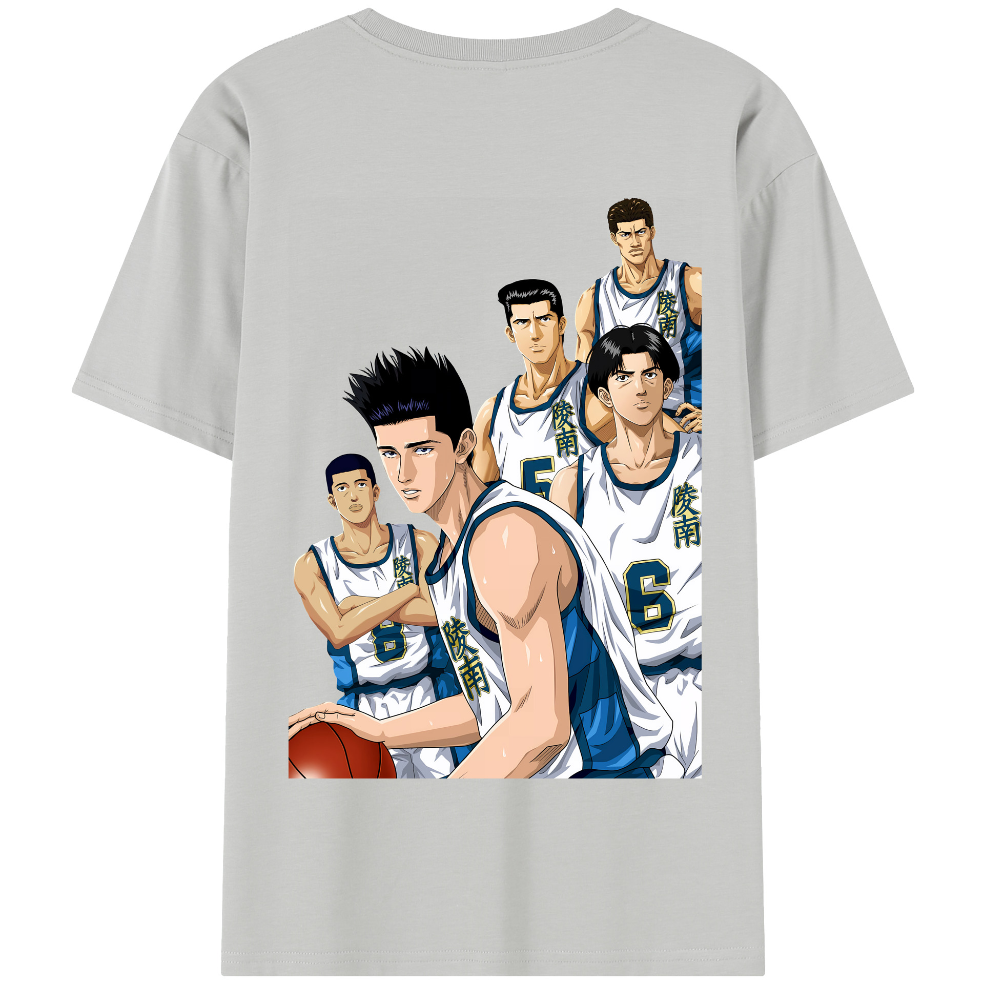 SLAM DUNK／スラムダンク 綿100％半袖Tシャツ（背面プリント）