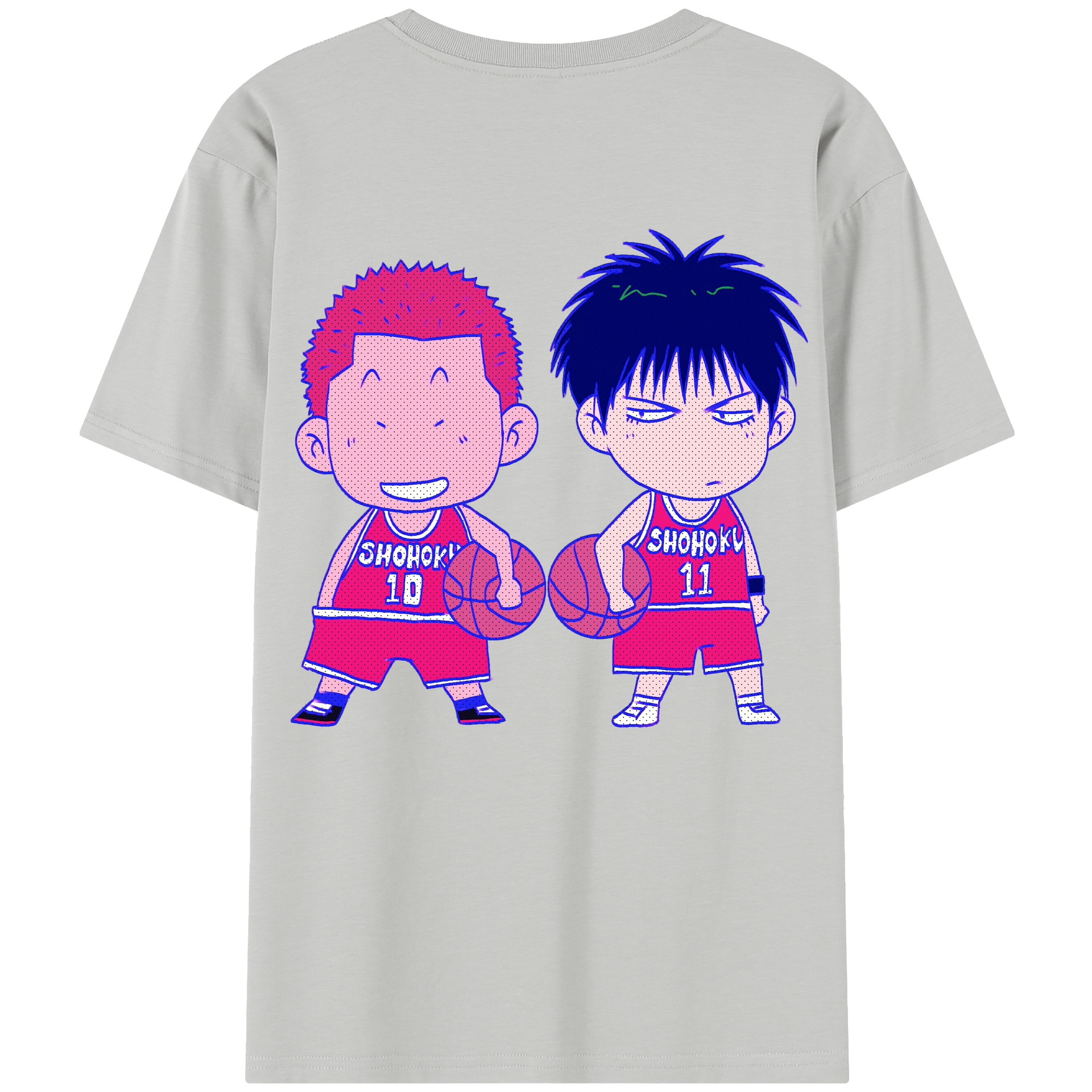 （画像用） SLAM DUNK／スラムダンク 綿100％半袖Tシャツ（背面プリント）