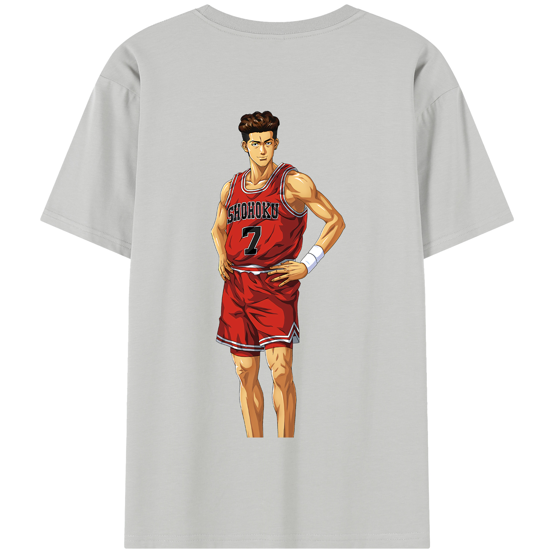 SLAM DUNK／スラムダンク 綿100％半袖Tシャツ（背面プリント）