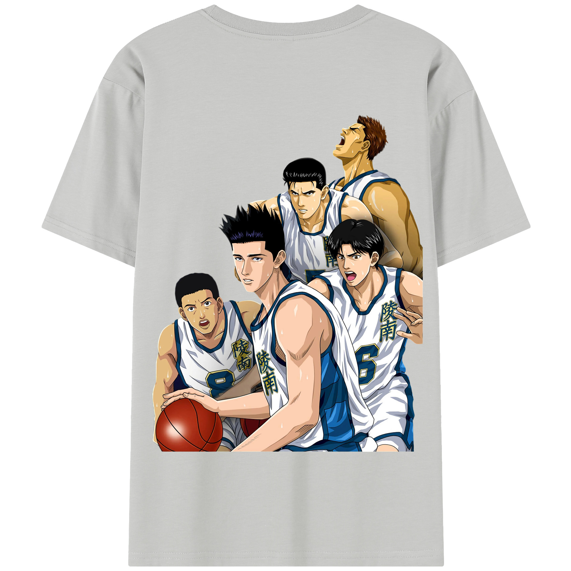 SLAM DUNK／スラムダンク 綿100％半袖Tシャツ（背面プリント）
