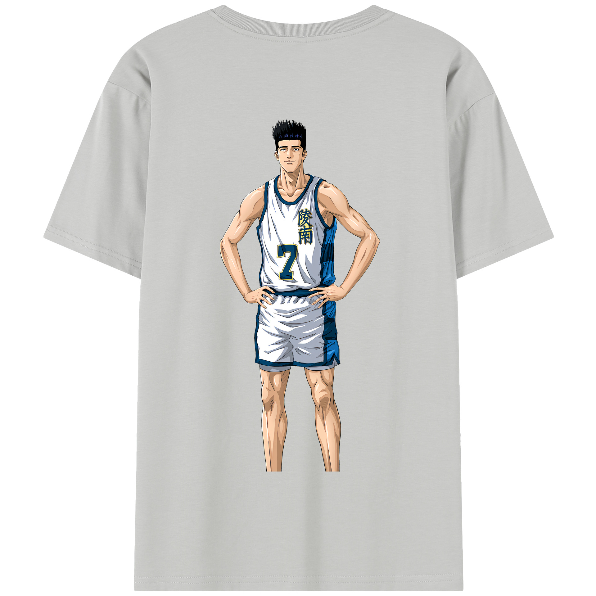 SLAM DUNK／スラムダンク 綿100％半袖Tシャツ（背面プリント）