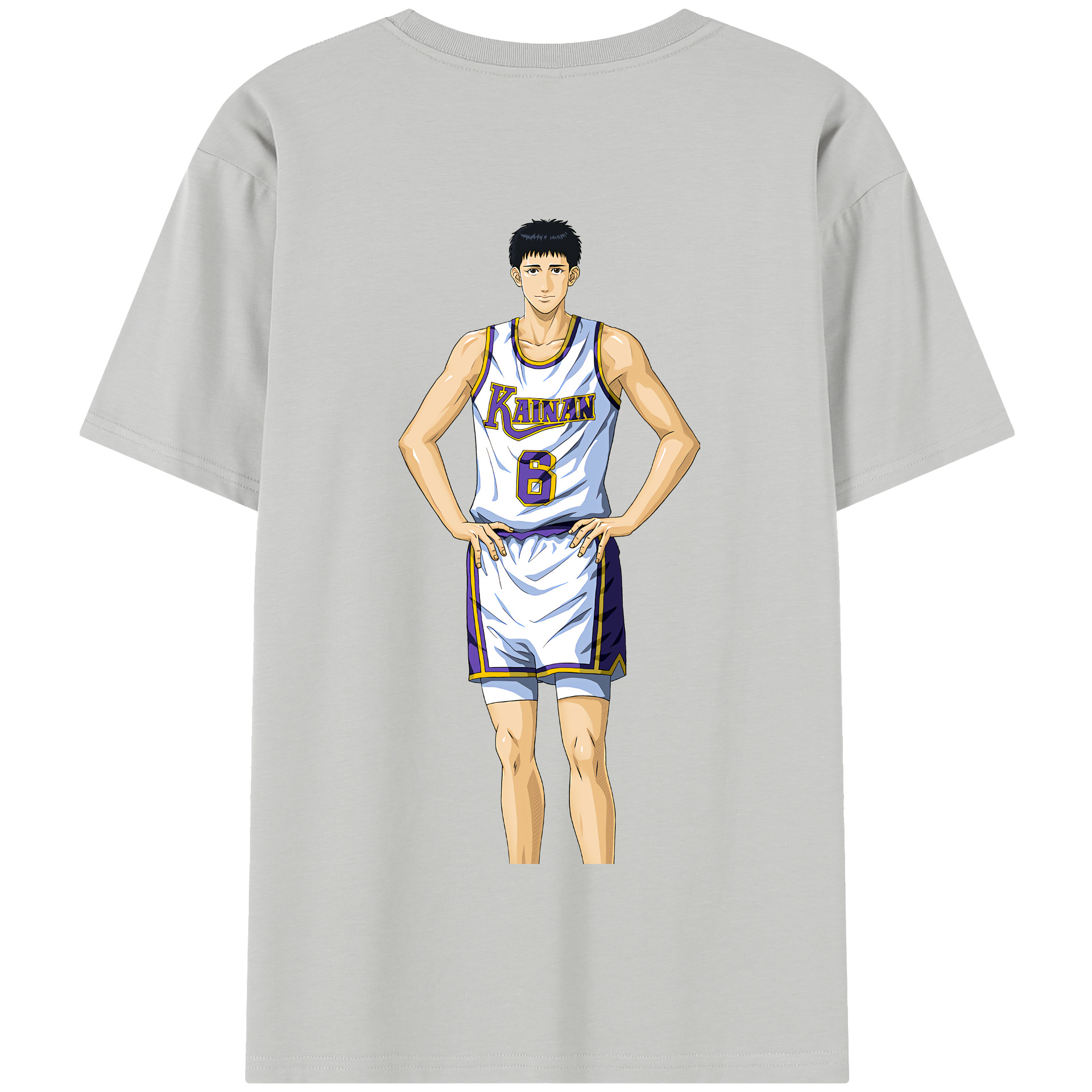 SLAM DUNK／スラムダンク 綿100％半袖Tシャツ（背面プリント）