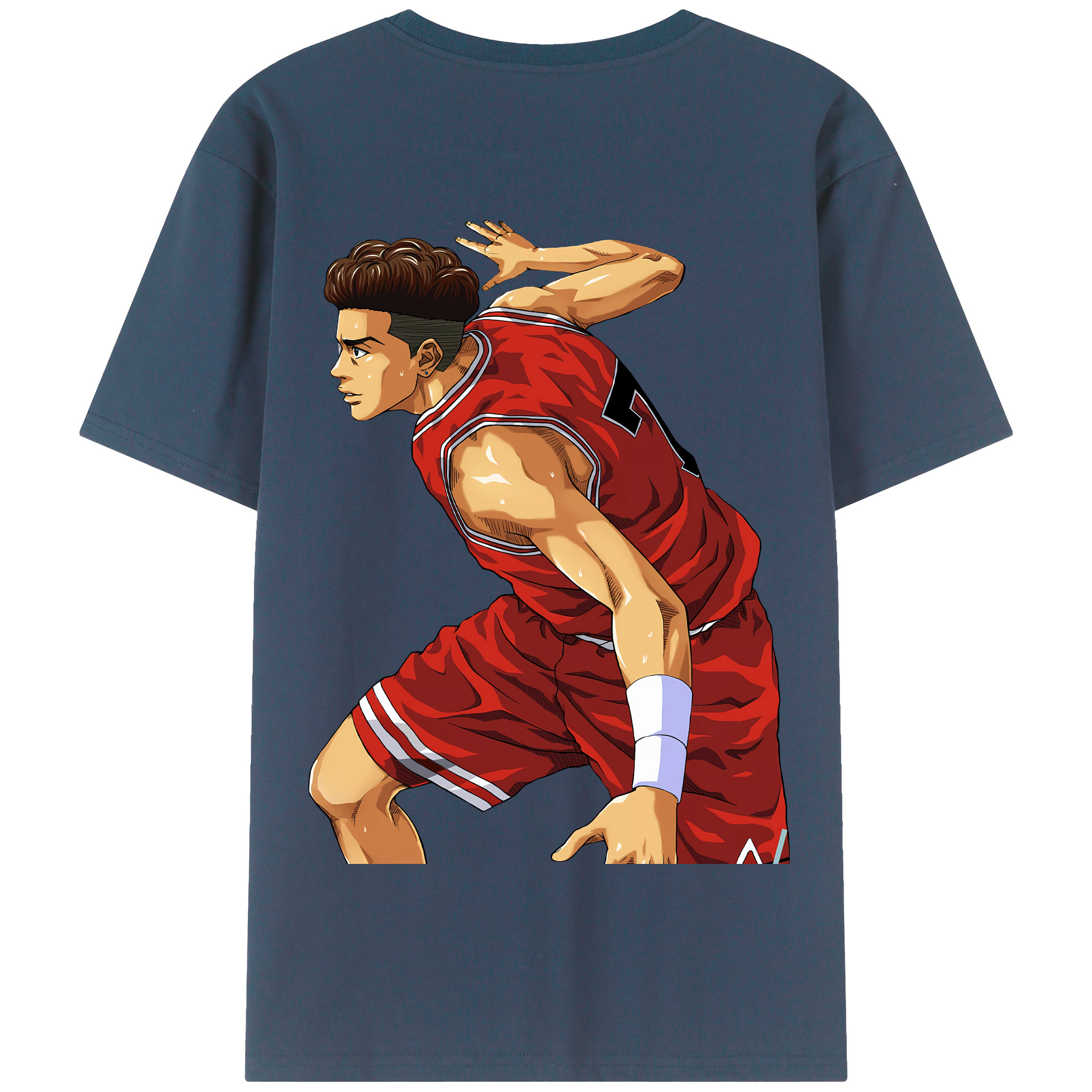 SLAM DUNK／スラムダンク 綿100％半袖Tシャツ（背面プリント）