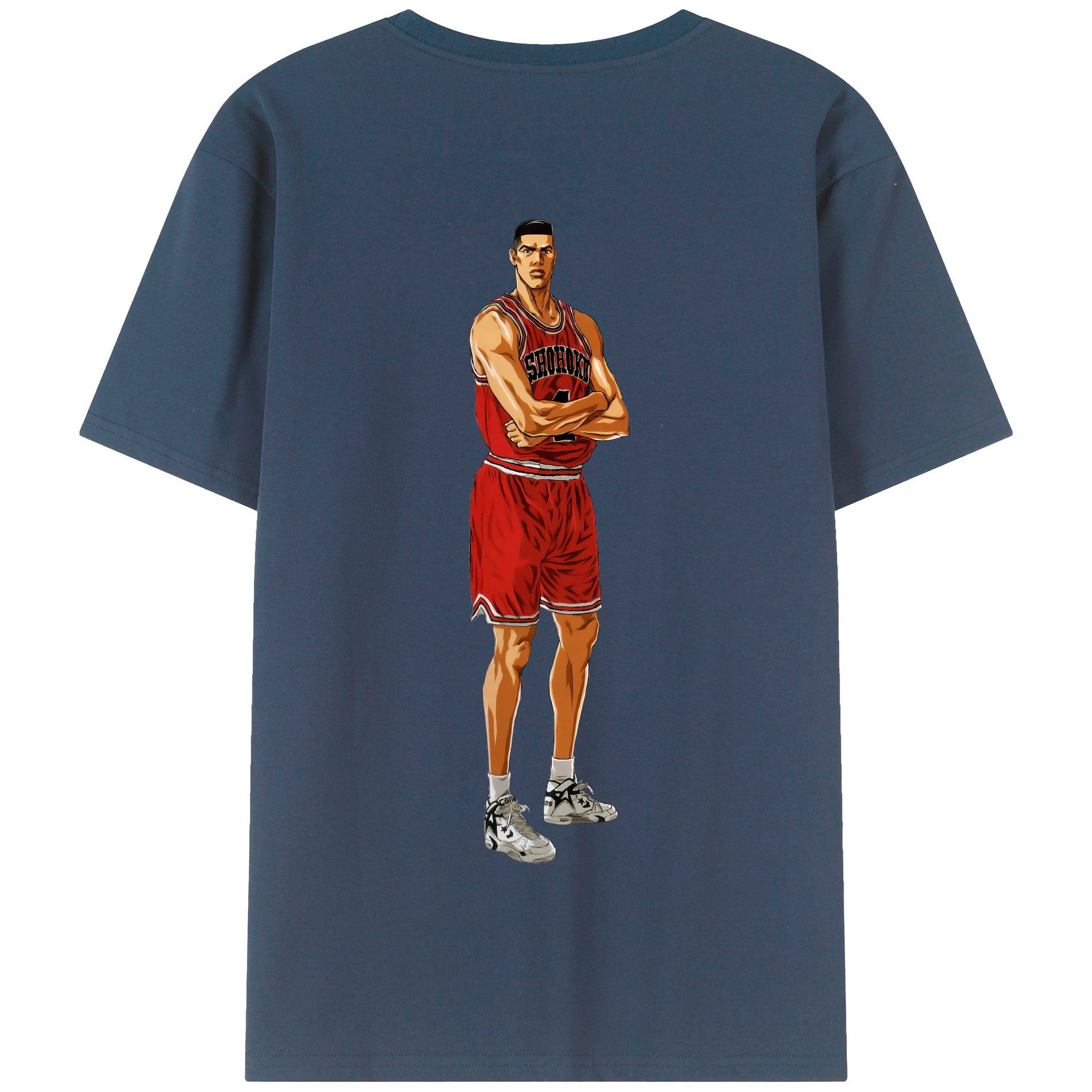（画像用） SLAM DUNK／スラムダンク 綿100％半袖Tシャツ（背面プリント）