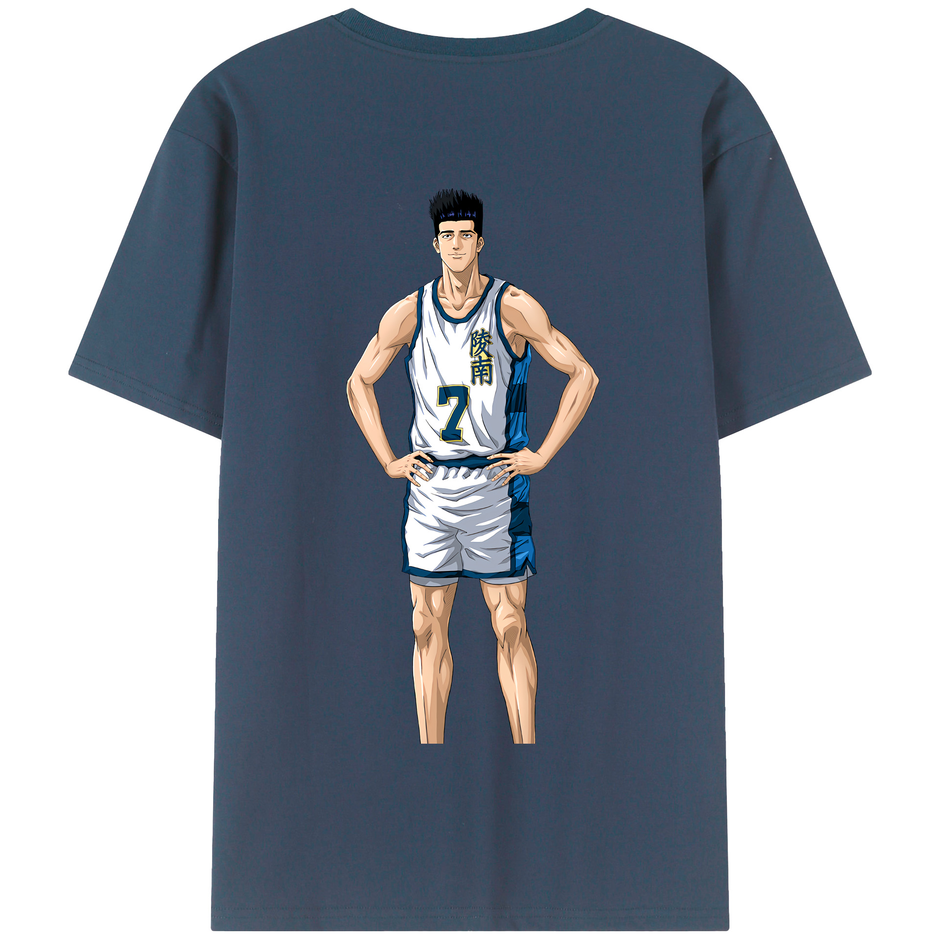 SLAM DUNK／スラムダンク 綿100％半袖Tシャツ（背面プリント）