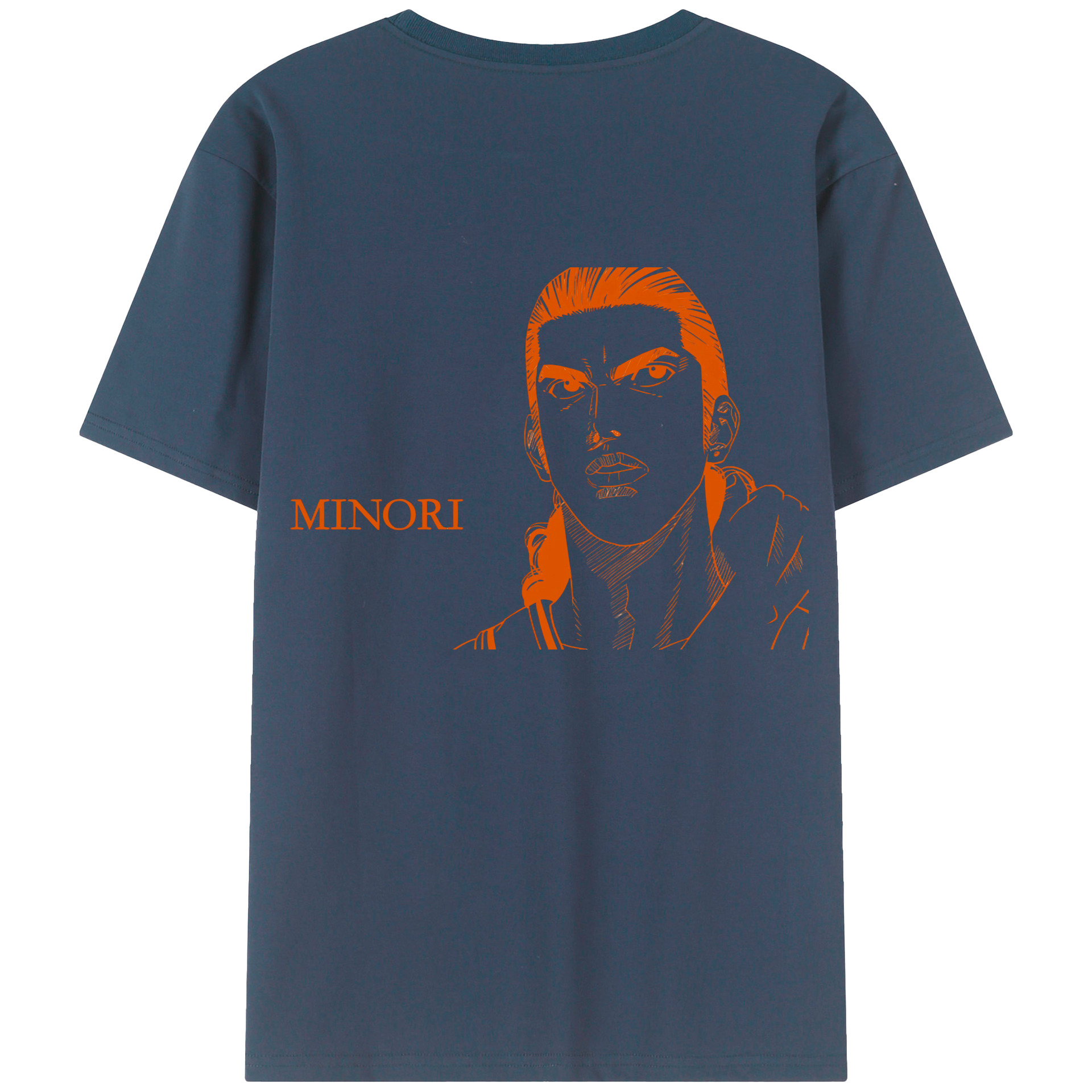 SLAM DUNK／スラムダンク 綿100％半袖Tシャツ（背面プリント）