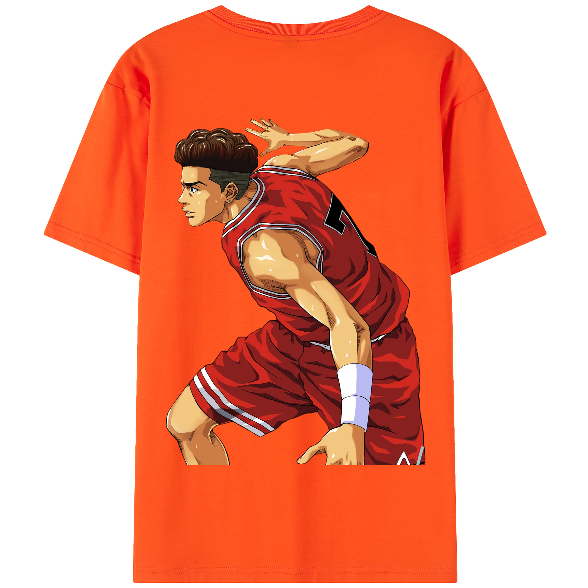 SLAM DUNK／スラムダンク 綿100％半袖Tシャツ（背面プリント）