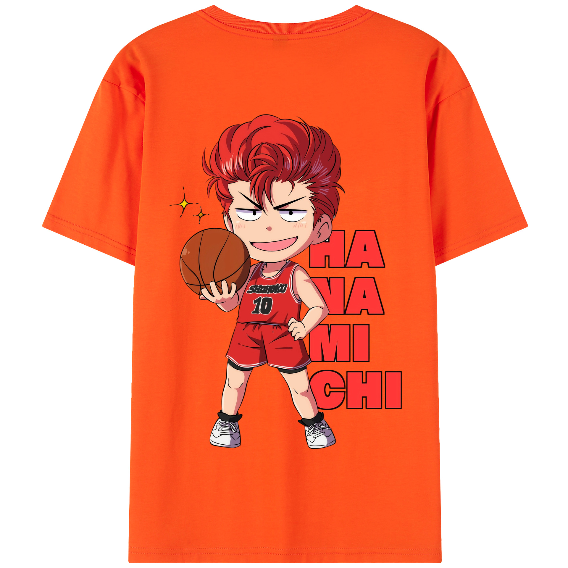 SLAM DUNK／スラムダンク 綿100％半袖Tシャツ（背面プリント）
