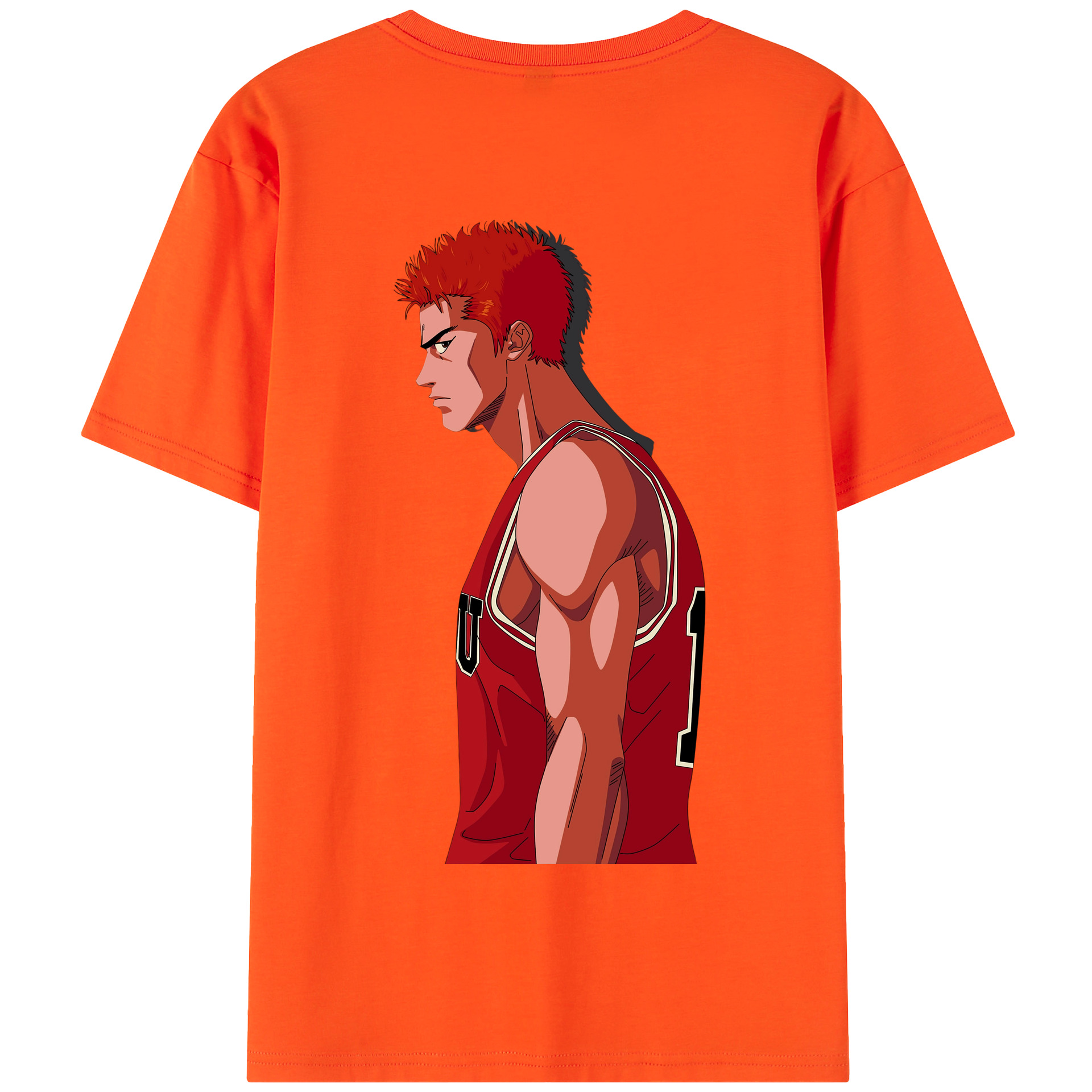 SLAM DUNK／スラムダンク 綿100％半袖Tシャツ（背面プリント）