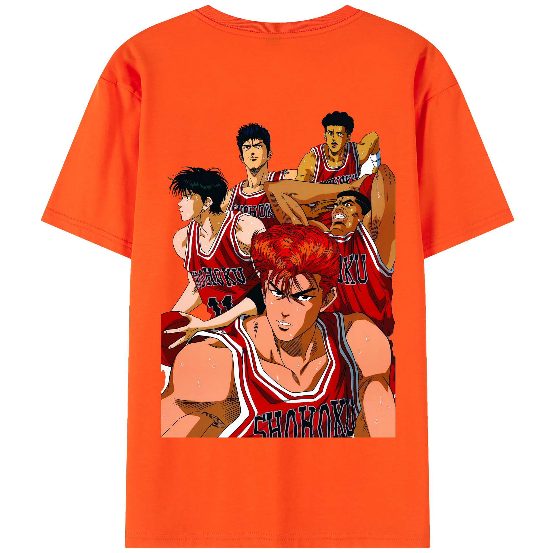 （画像用） SLAM DUNK／スラムダンク 綿100％半袖Tシャツ（背面プリント）