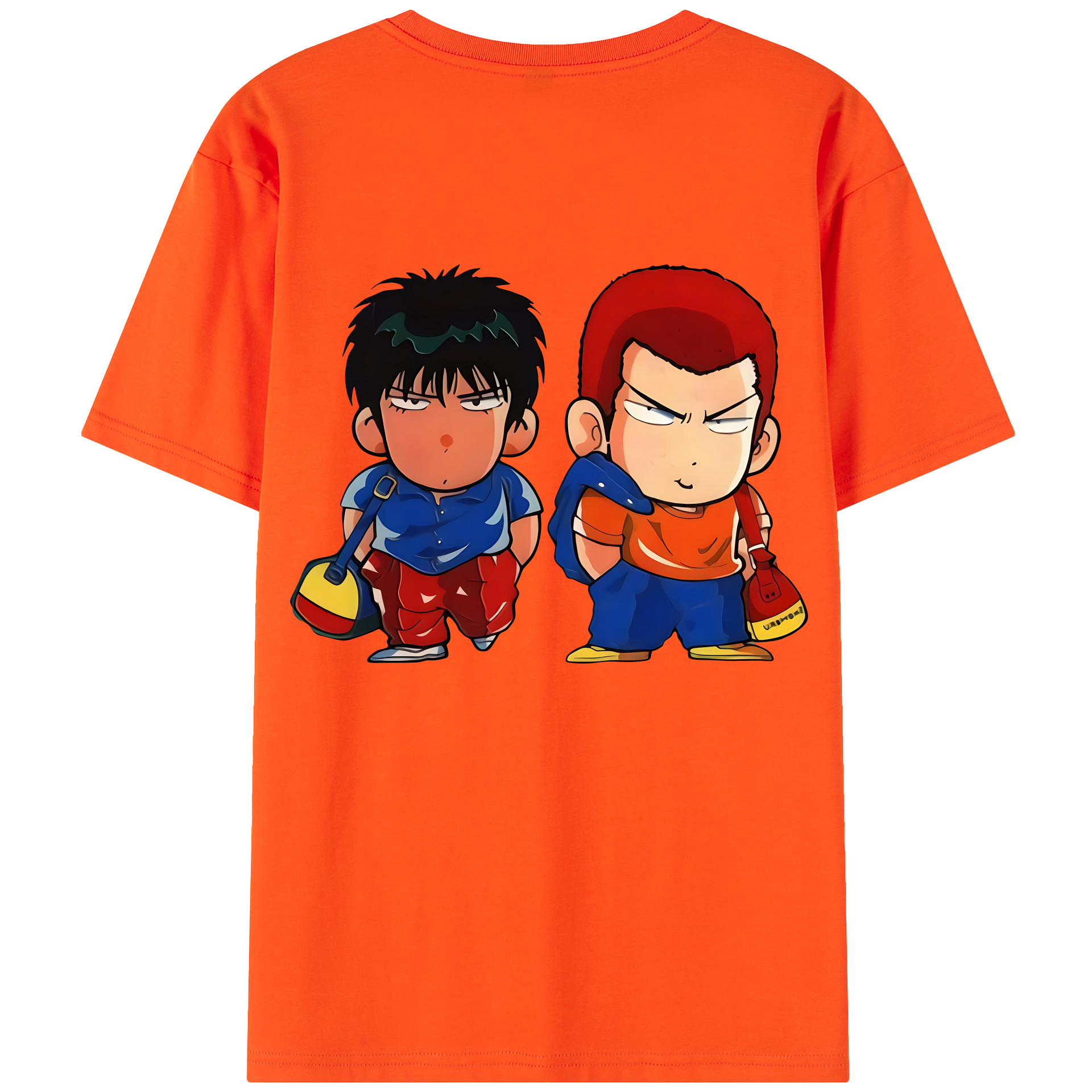 SLAM DUNK／スラムダンク 綿100％半袖Tシャツ（背面プリント）