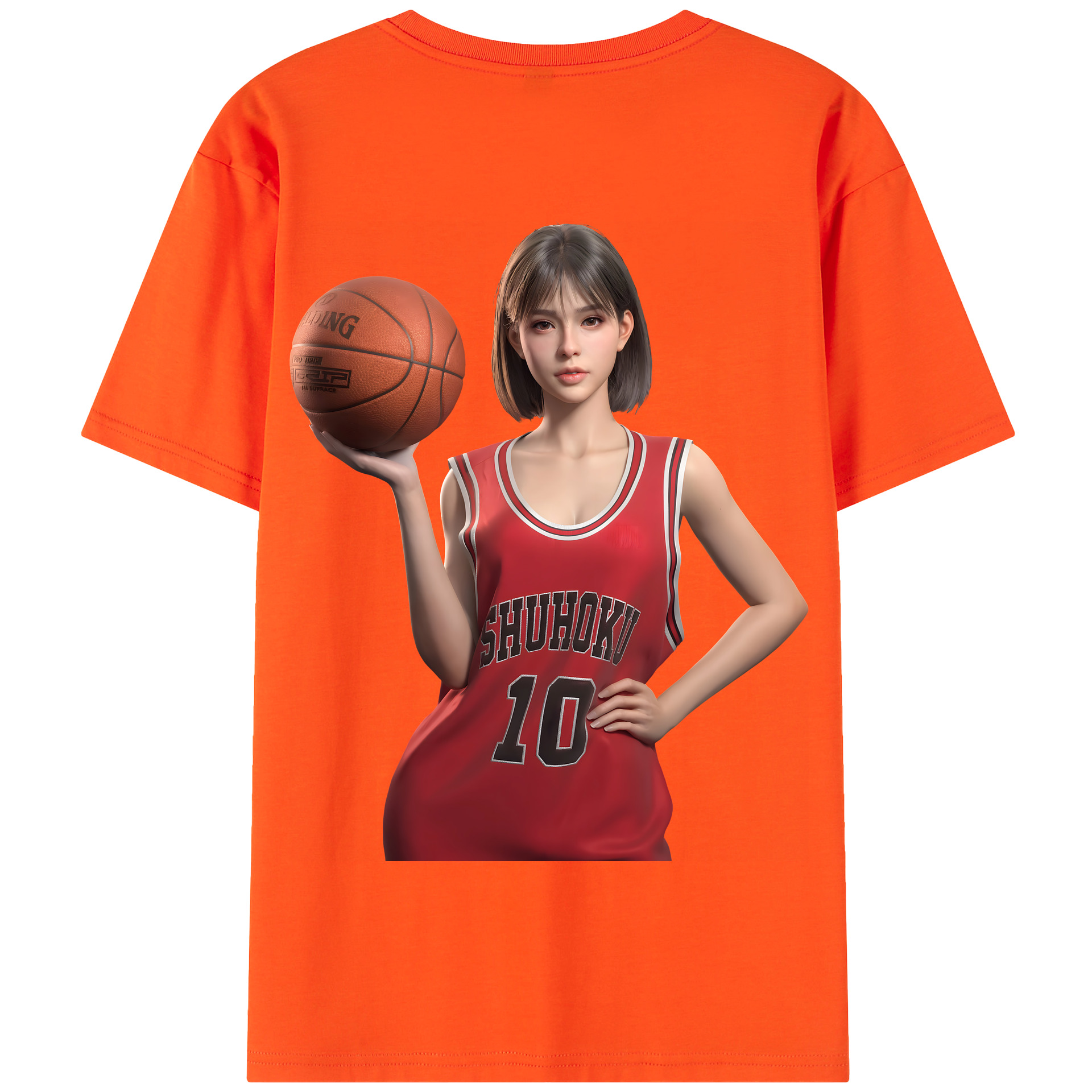 SLAM DUNK／スラムダンク 綿100％半袖Tシャツ（背面プリント）