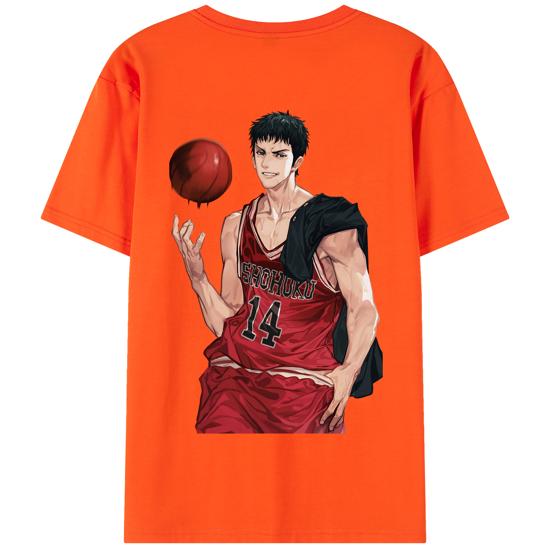 （画像用） SLAM DUNK／スラムダンク 綿100％半袖Tシャツ（背面プリント）