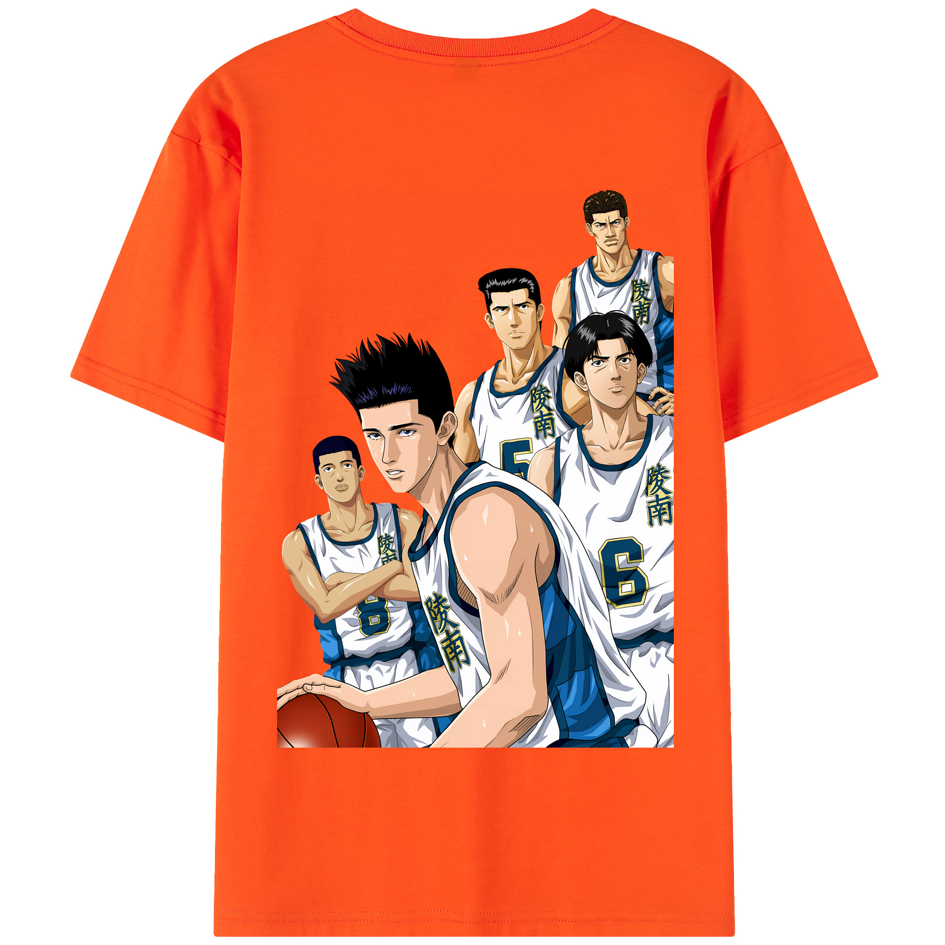 SLAM DUNK／スラムダンク 綿100％半袖Tシャツ（背面プリント）