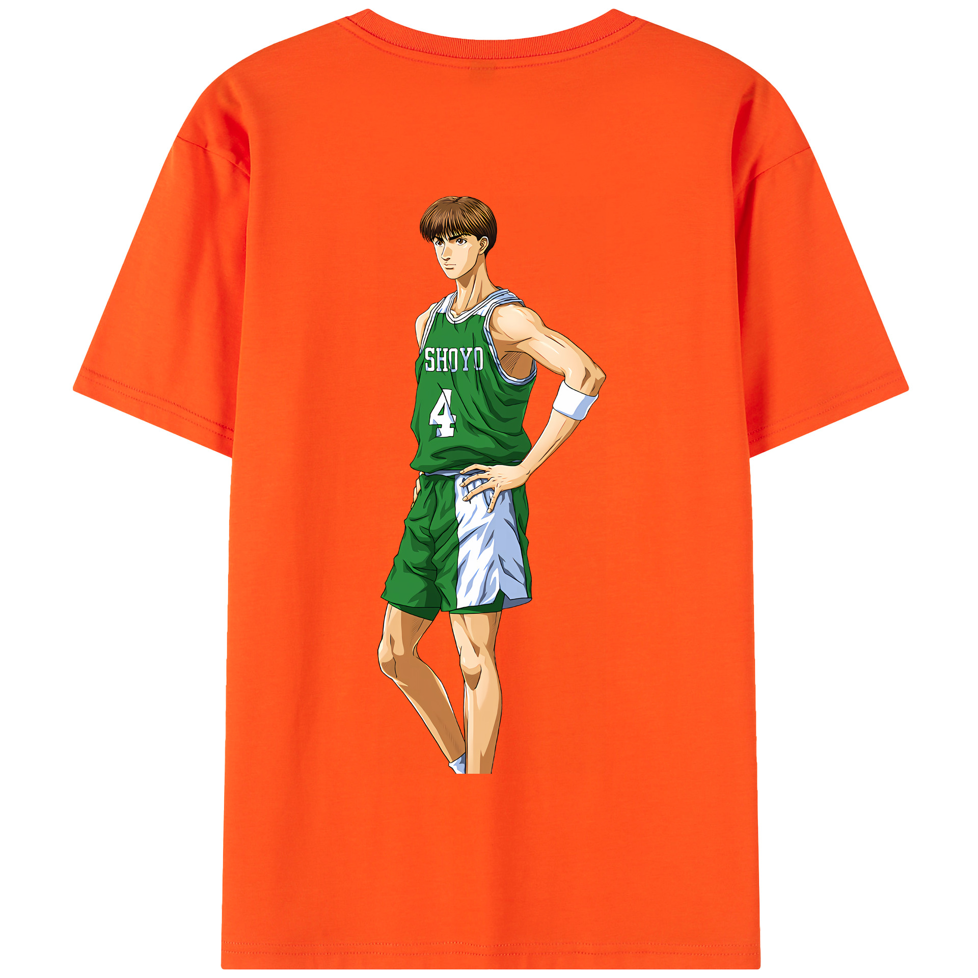 SLAM DUNK／スラムダンク 綿100％半袖Tシャツ（背面プリント）