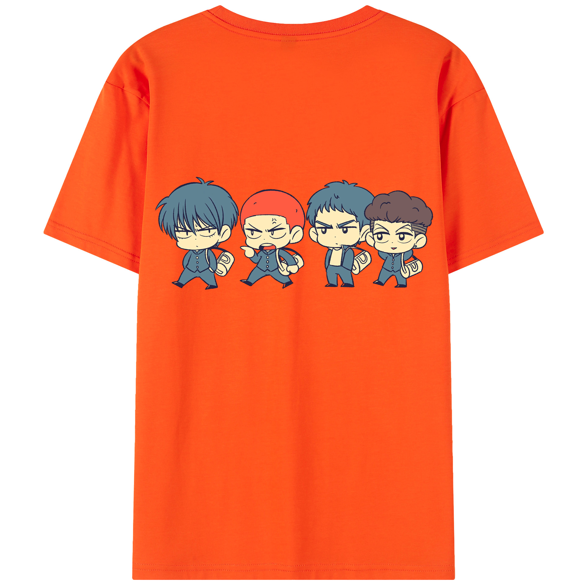 （画像用） SLAM DUNK／スラムダンク 綿100％半袖Tシャツ（背面プリント）