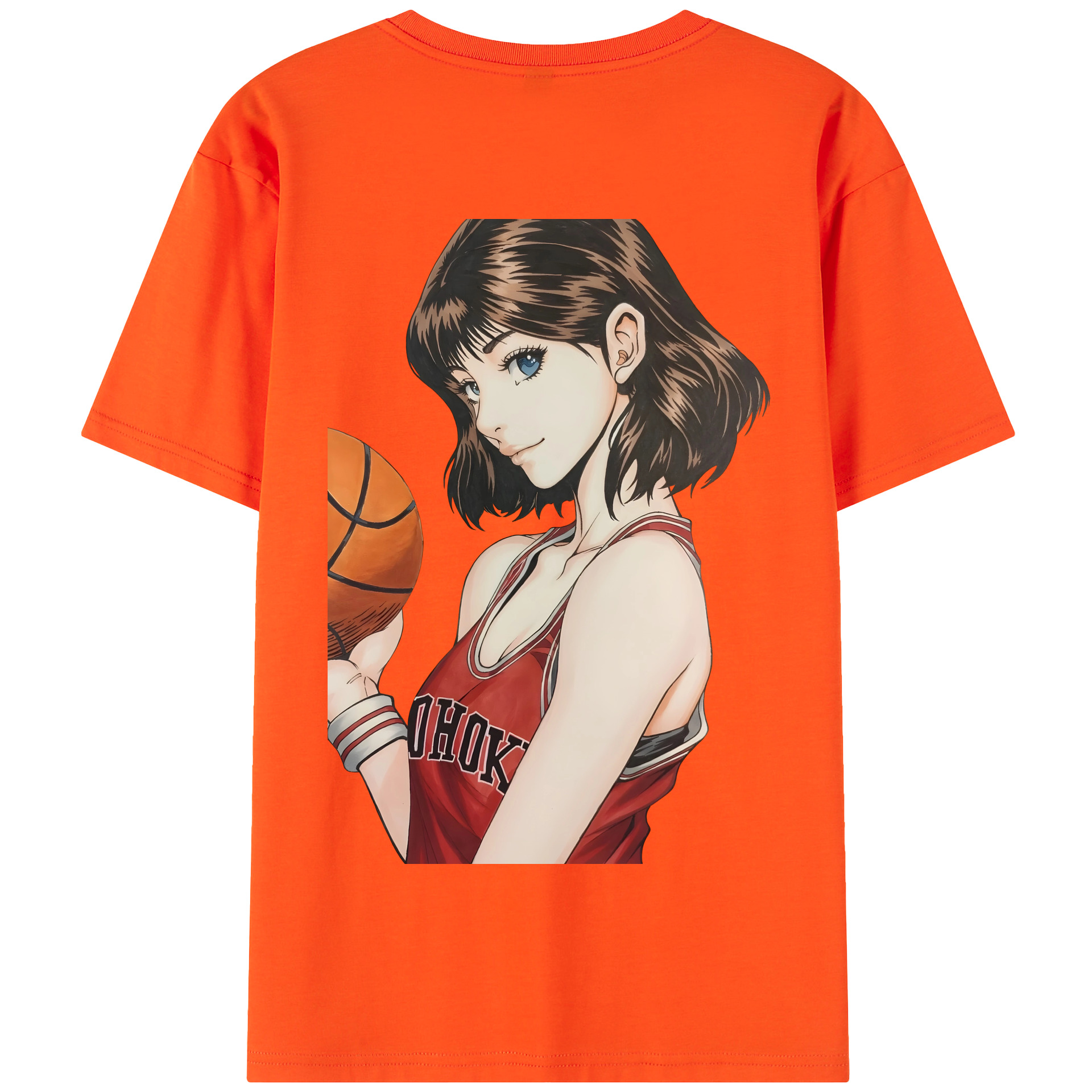 SLAM DUNK／スラムダンク 綿100％半袖Tシャツ（背面プリント）