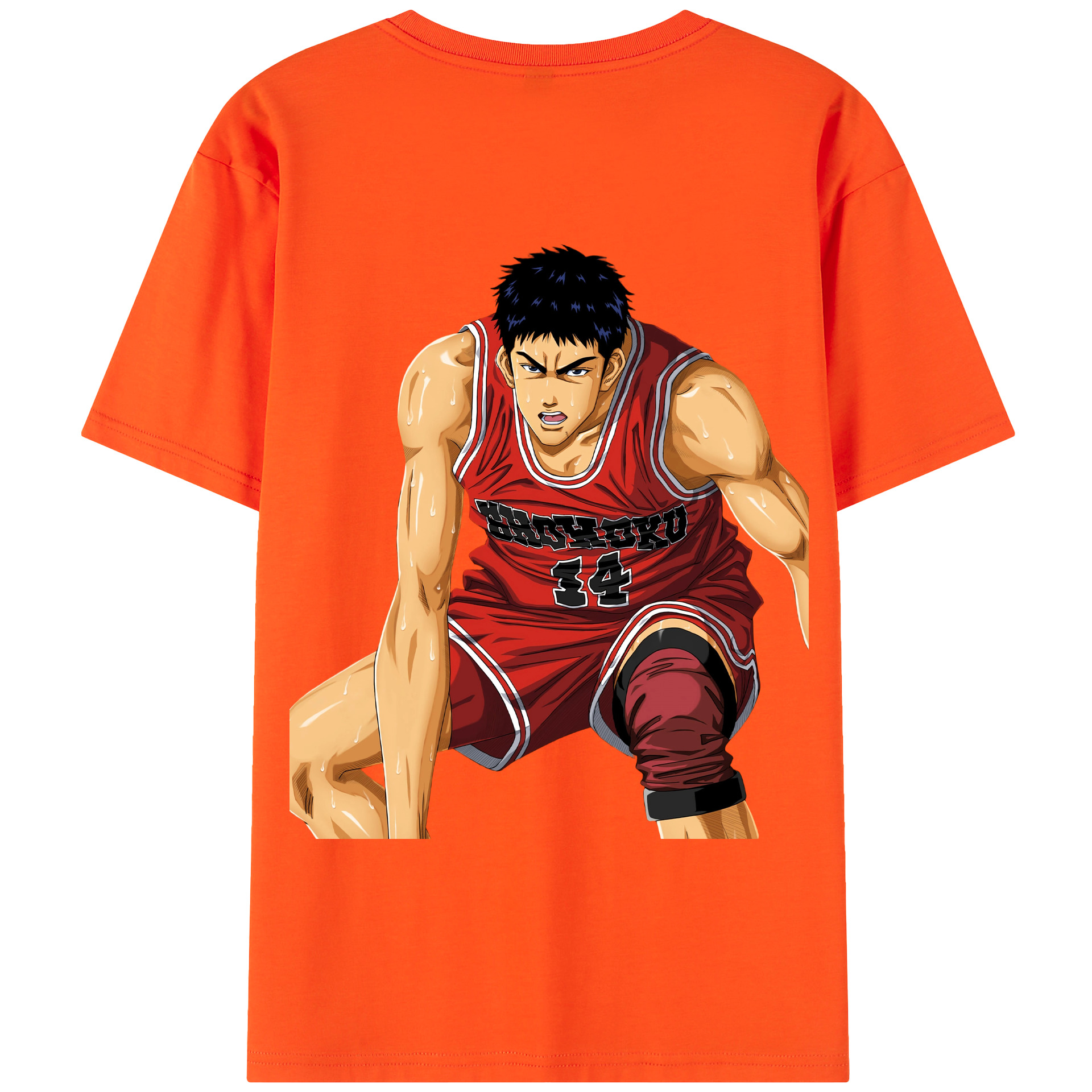 SLAM DUNK／スラムダンク 綿100％半袖Tシャツ（背面プリント）