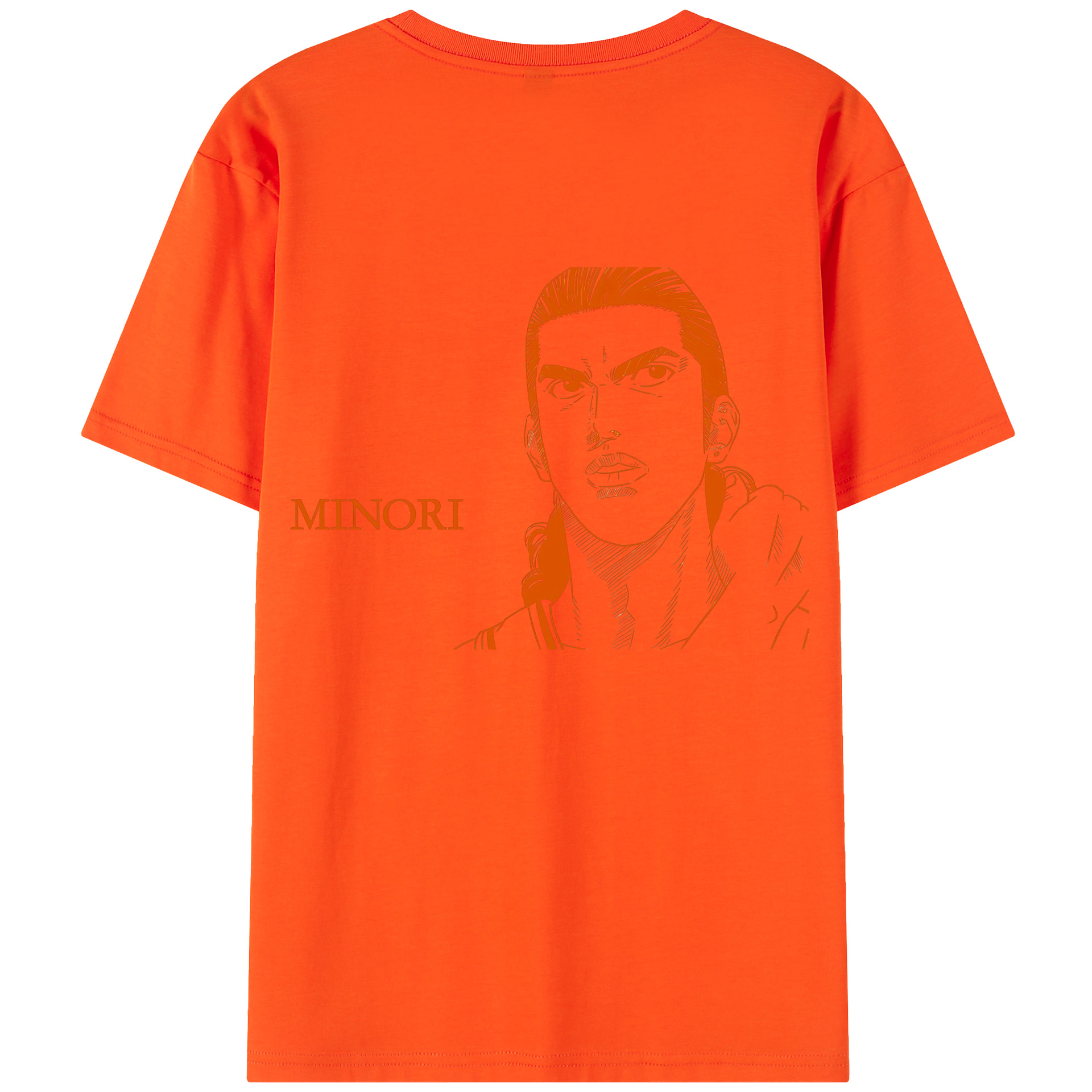 SLAM DUNK／スラムダンク 綿100％半袖Tシャツ（背面プリント）