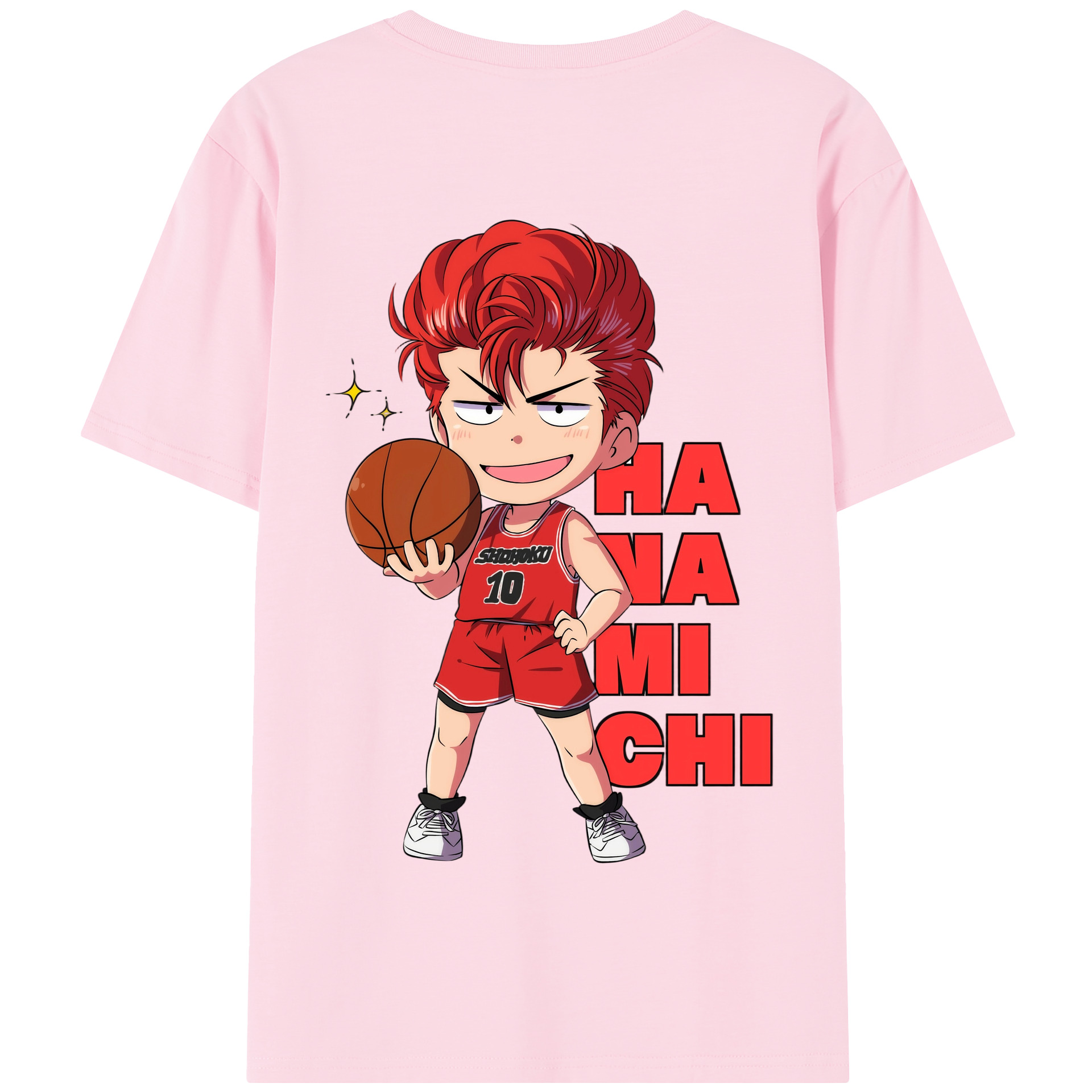 SLAM DUNK／スラムダンク 綿100％半袖Tシャツ（背面プリント）