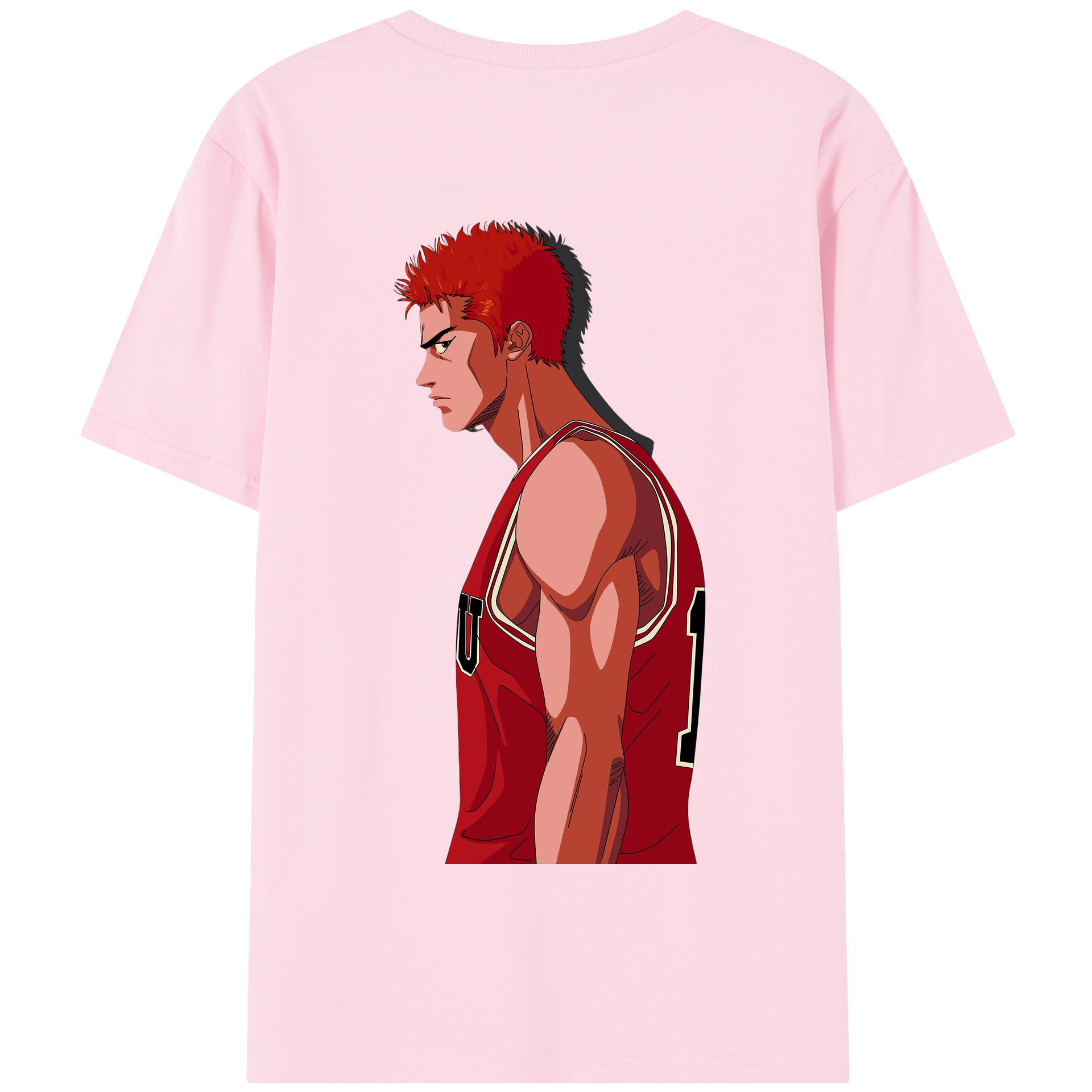 SLAM DUNK／スラムダンク 綿100％半袖Tシャツ（背面プリント）