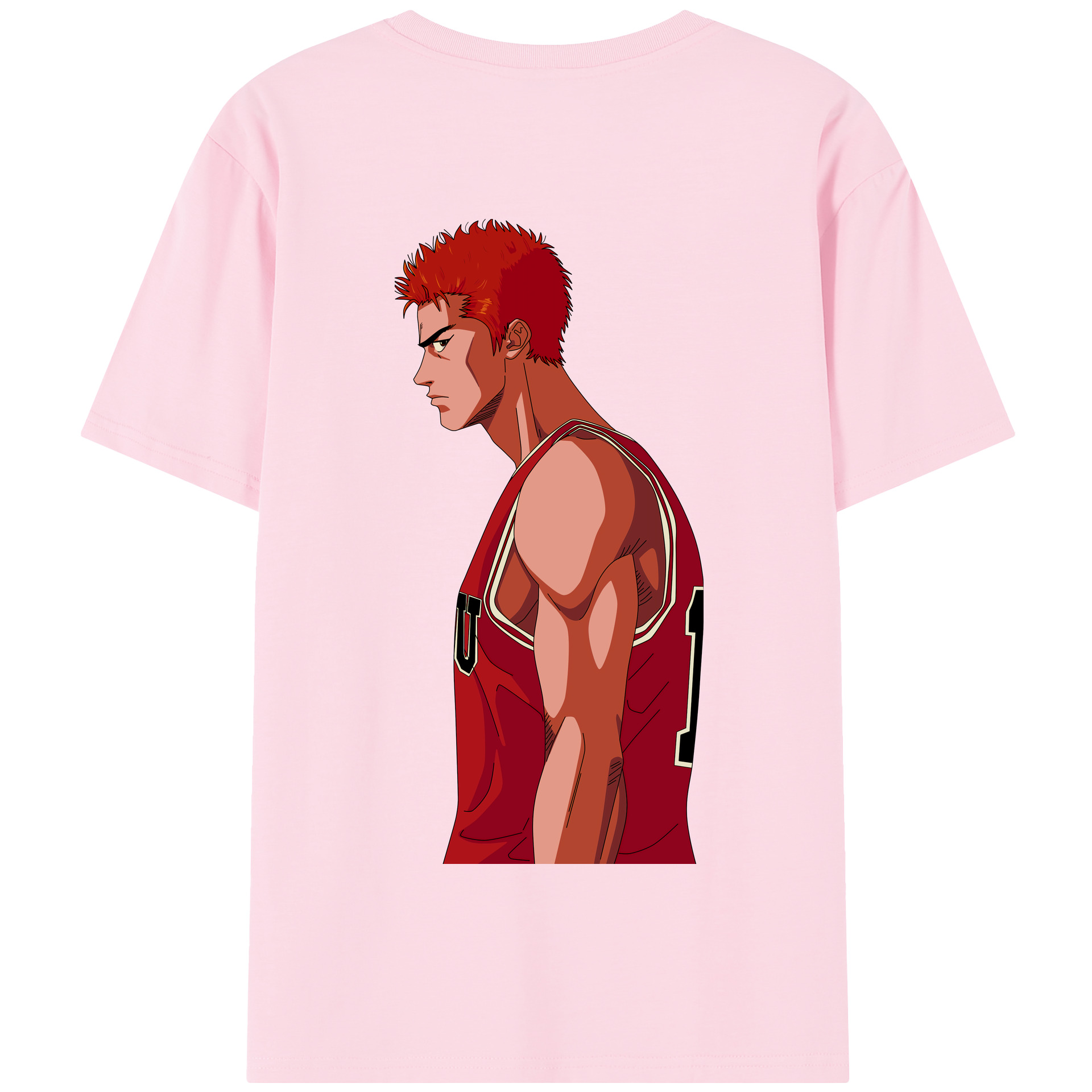 SLAM DUNK／スラムダンク 綿100％半袖Tシャツ（背面プリント）