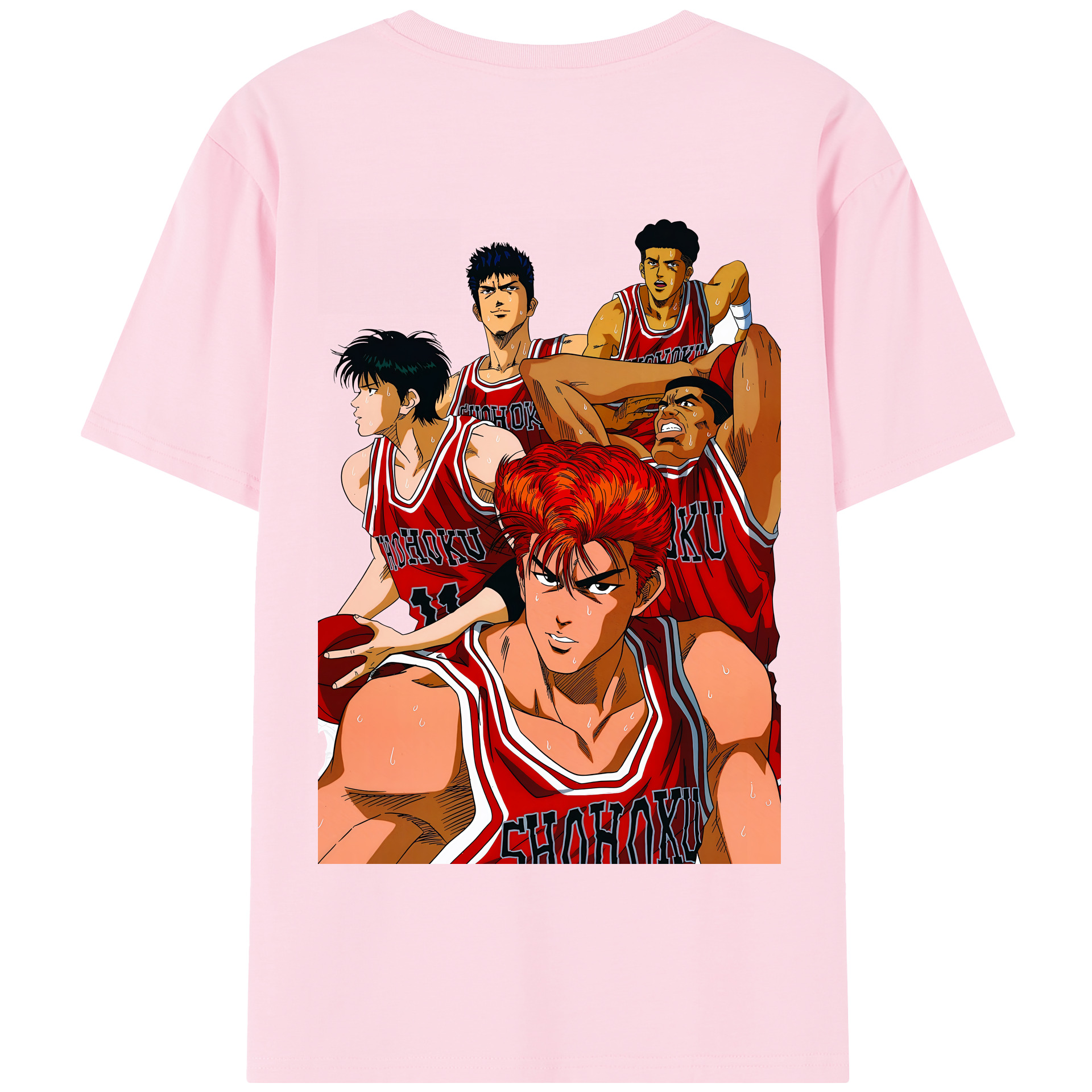 （画像用） SLAM DUNK／スラムダンク 綿100％半袖Tシャツ（背面プリント）