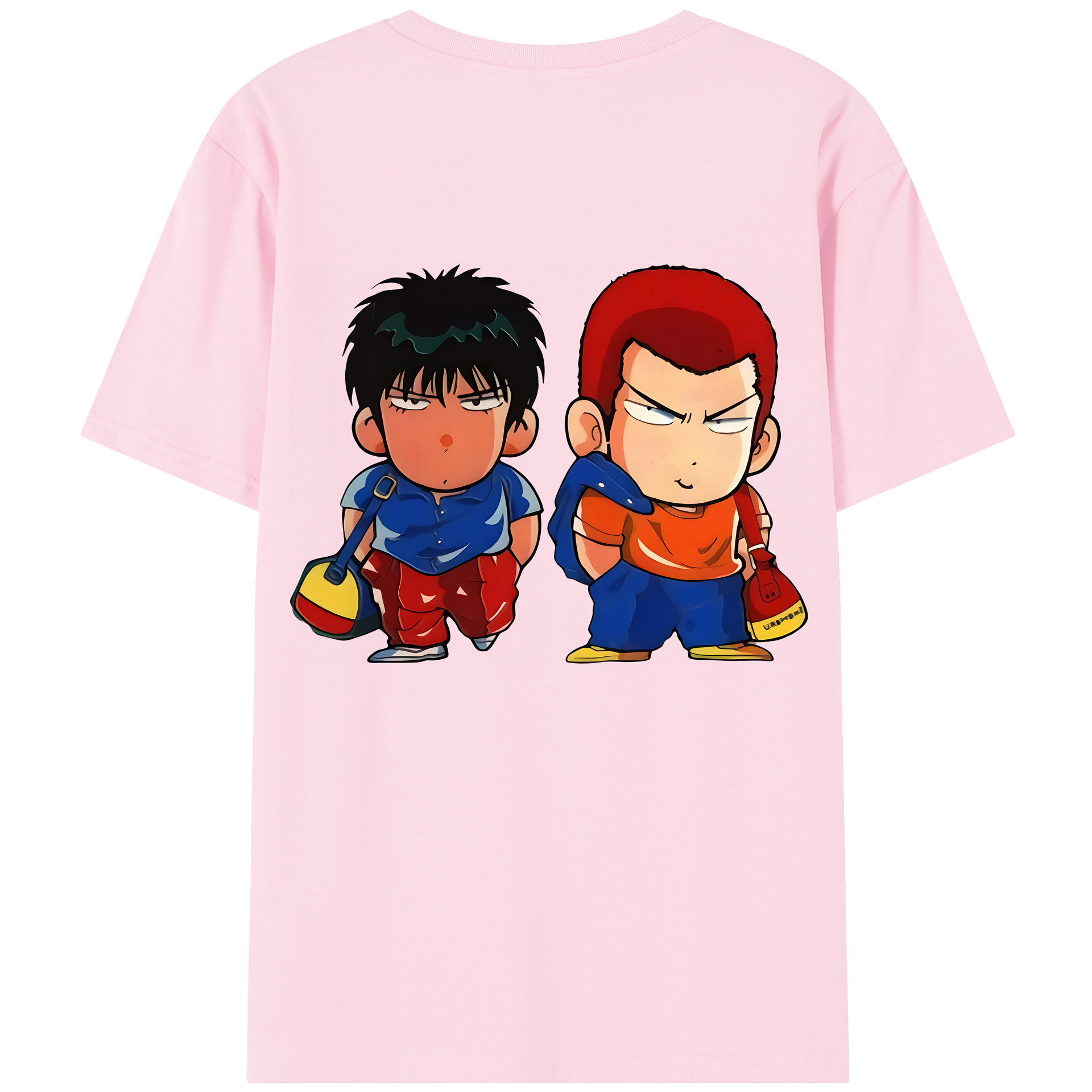 SLAM DUNK／スラムダンク 綿100％半袖Tシャツ（背面プリント）