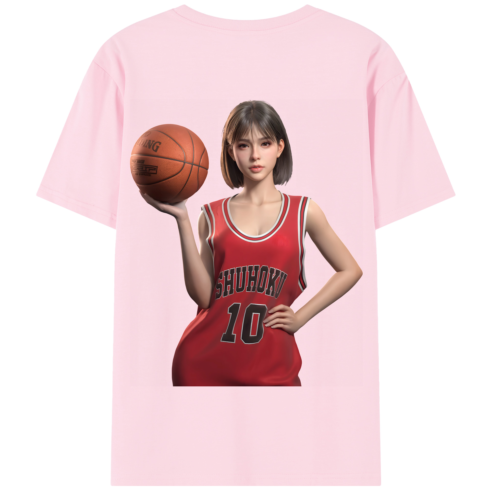 SLAM DUNK／スラムダンク 綿100％半袖Tシャツ（背面プリント）