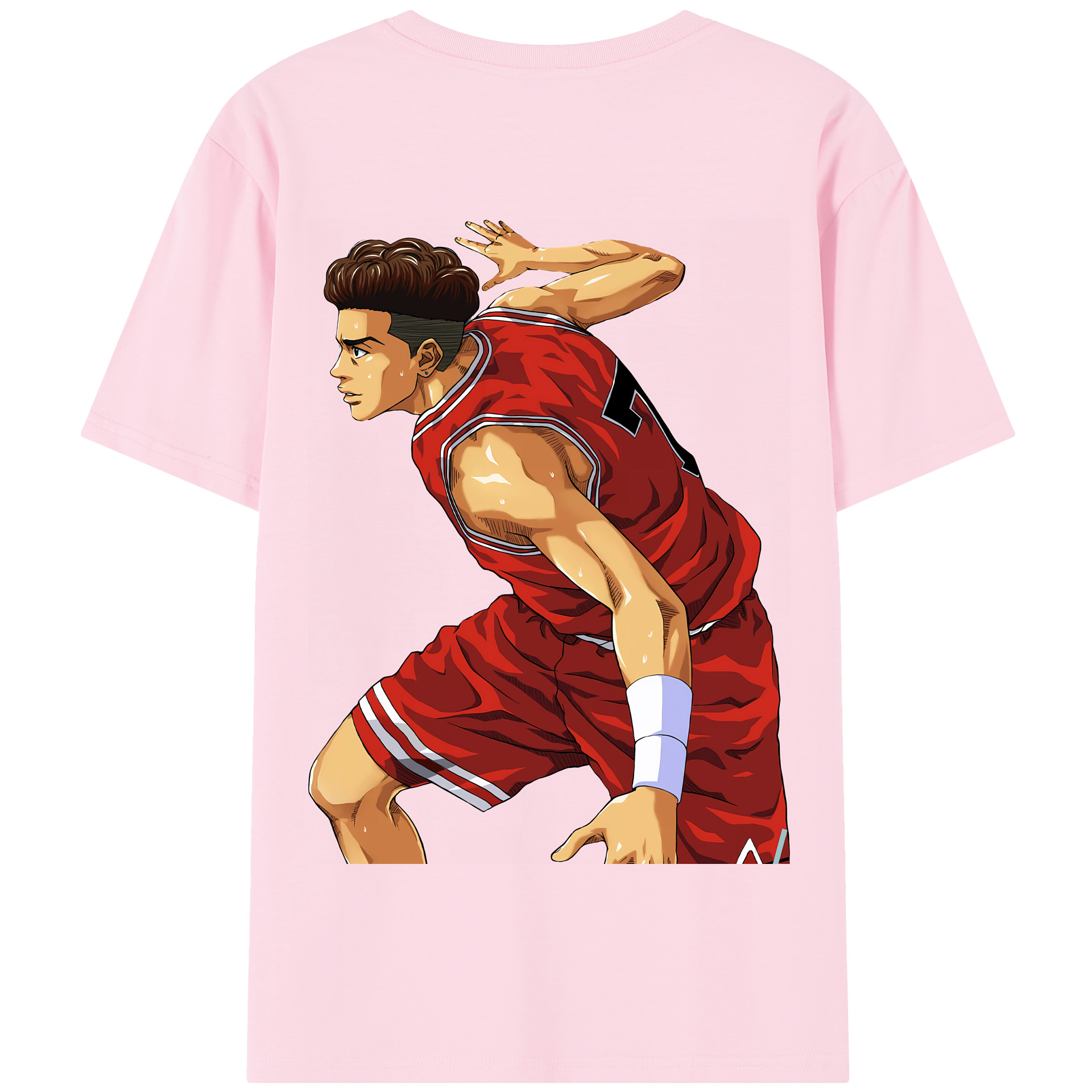 SLAM DUNK／スラムダンク 綿100％半袖Tシャツ（背面プリント）