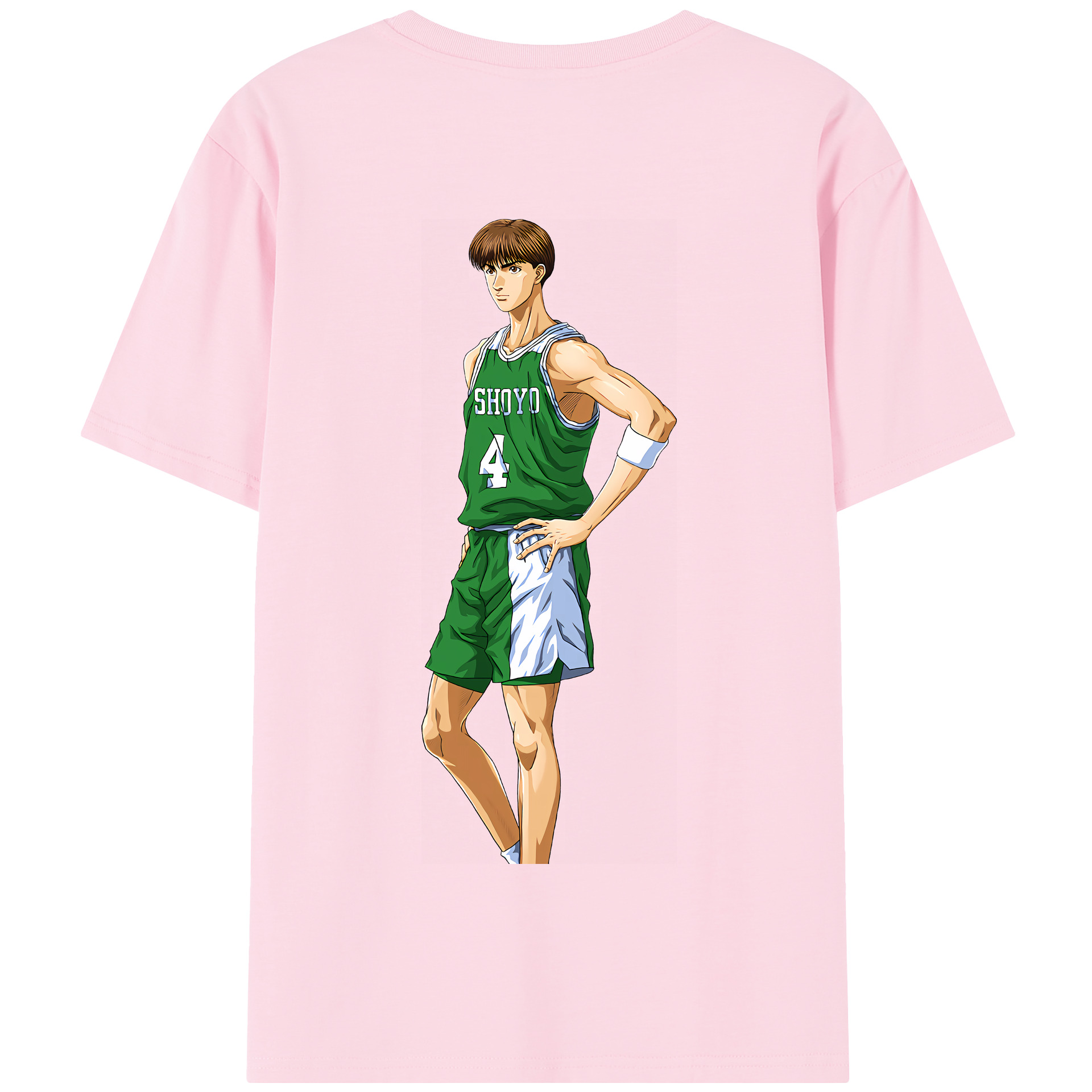SLAM DUNK／スラムダンク 綿100％半袖Tシャツ（背面プリント）