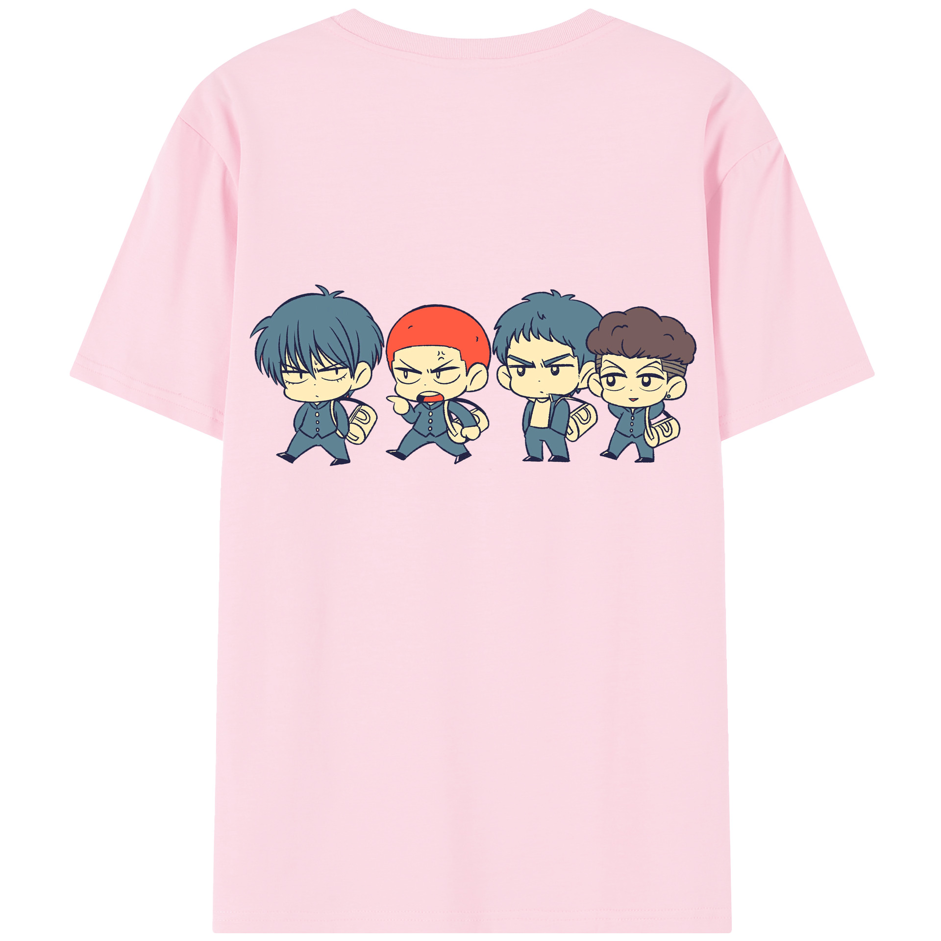 （画像用） SLAM DUNK／スラムダンク 綿100％半袖Tシャツ（背面プリント）