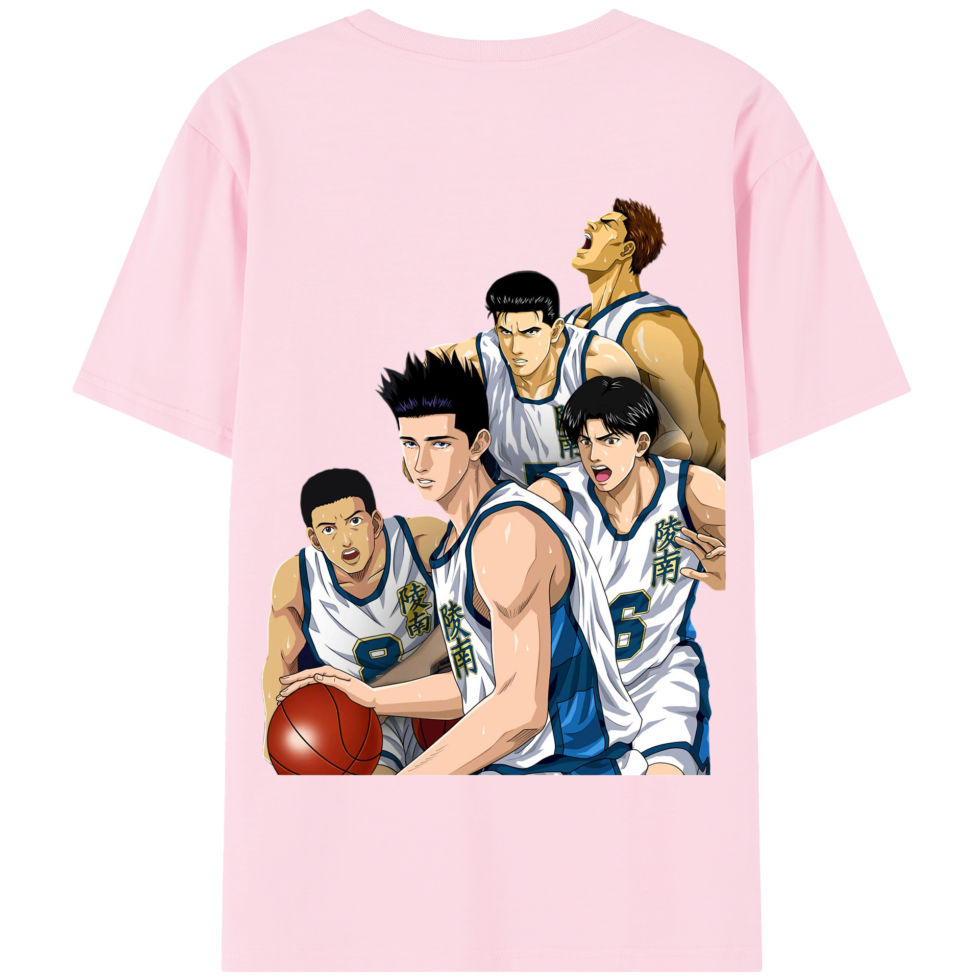 SLAM DUNK／スラムダンク 綿100％半袖Tシャツ（背面プリント）