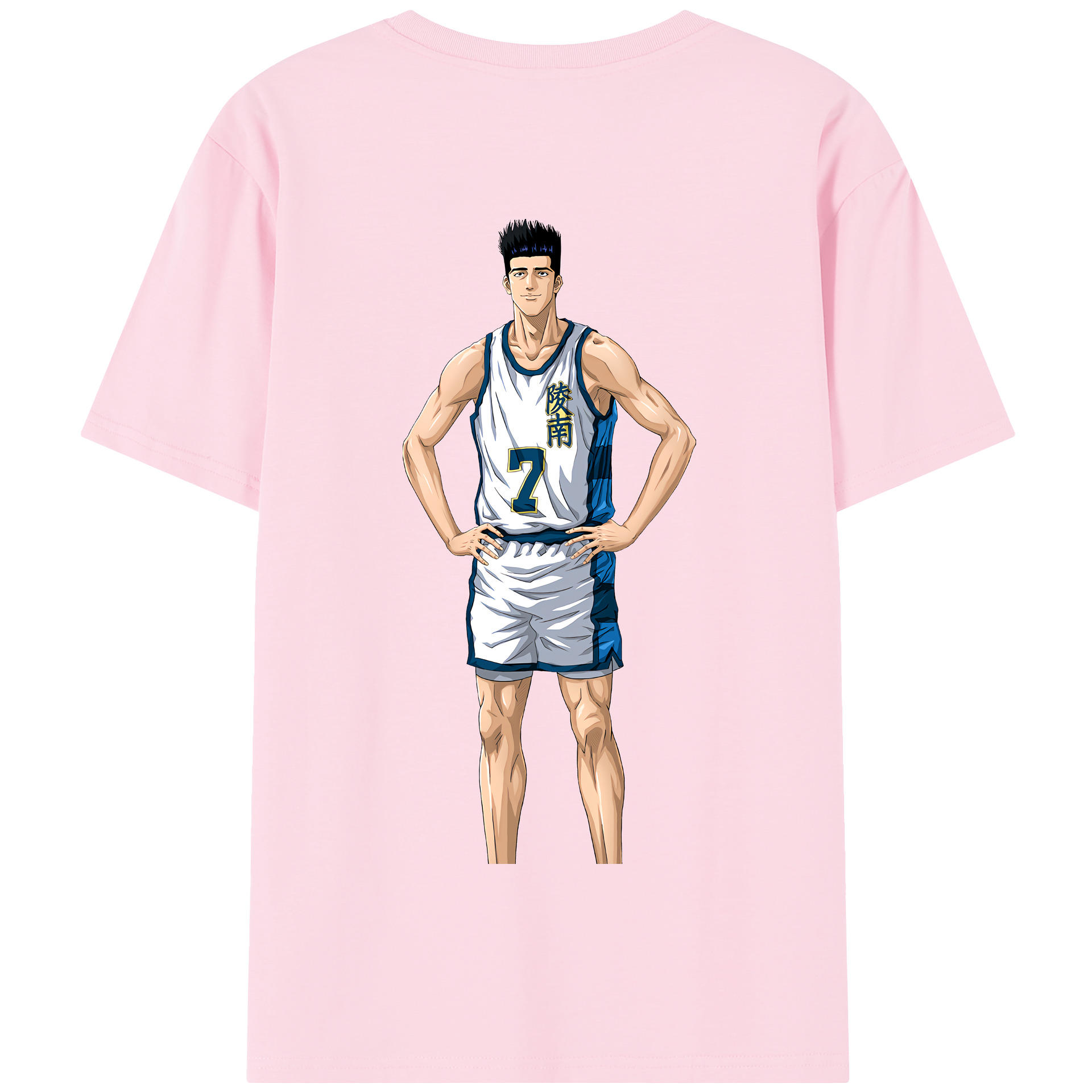 SLAM DUNK／スラムダンク 綿100％半袖Tシャツ（背面プリント）