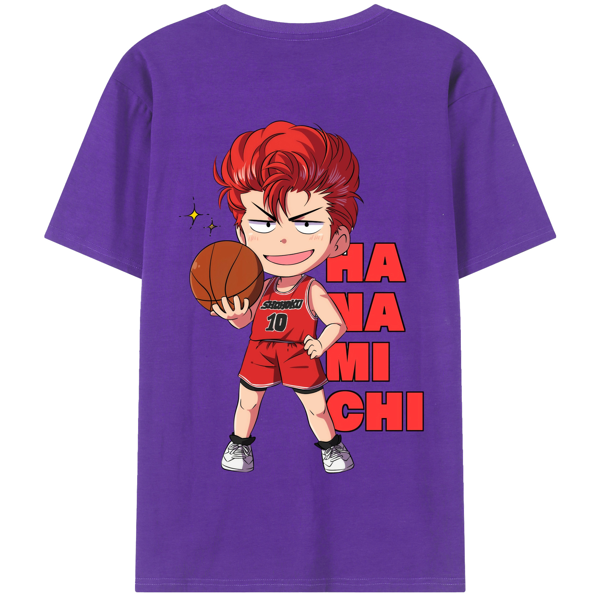 SLAM DUNK／スラムダンク 綿100％半袖Tシャツ（背面プリント）