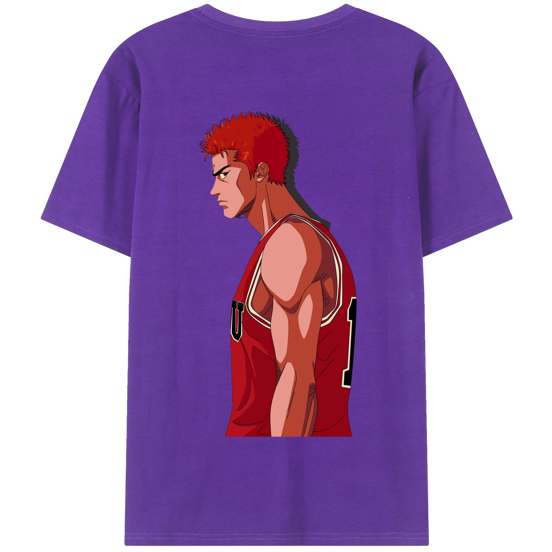 SLAM DUNK／スラムダンク 綿100％半袖Tシャツ（背面プリント）