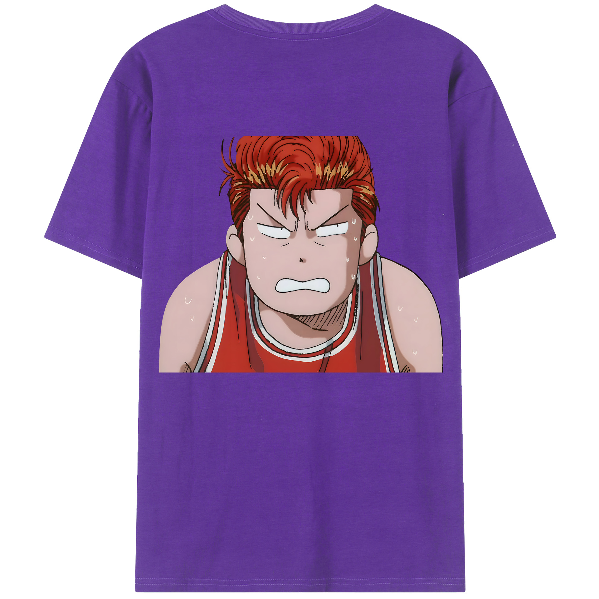 SLAM DUNK／スラムダンク 綿100％半袖Tシャツ（背面プリント）