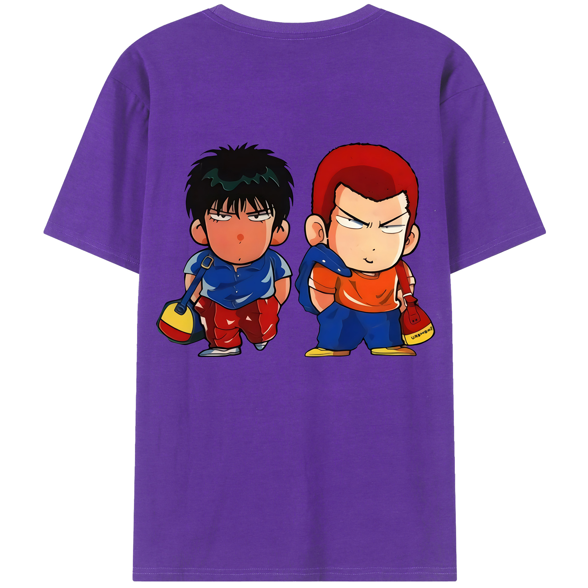 SLAM DUNK／スラムダンク 綿100％半袖Tシャツ（背面プリント）