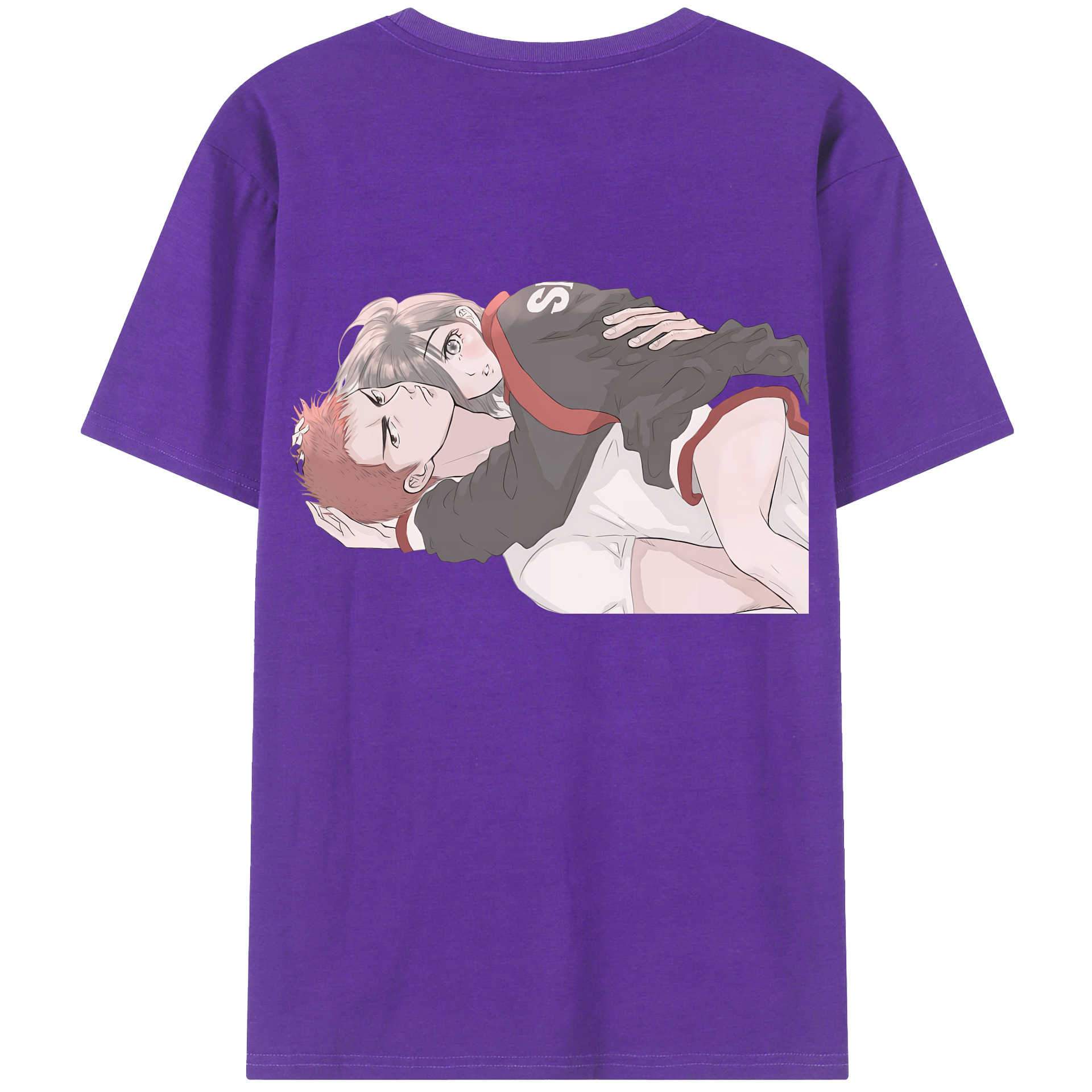 SLAM DUNK／スラムダンク 綿100％半袖Tシャツ（背面プリント）