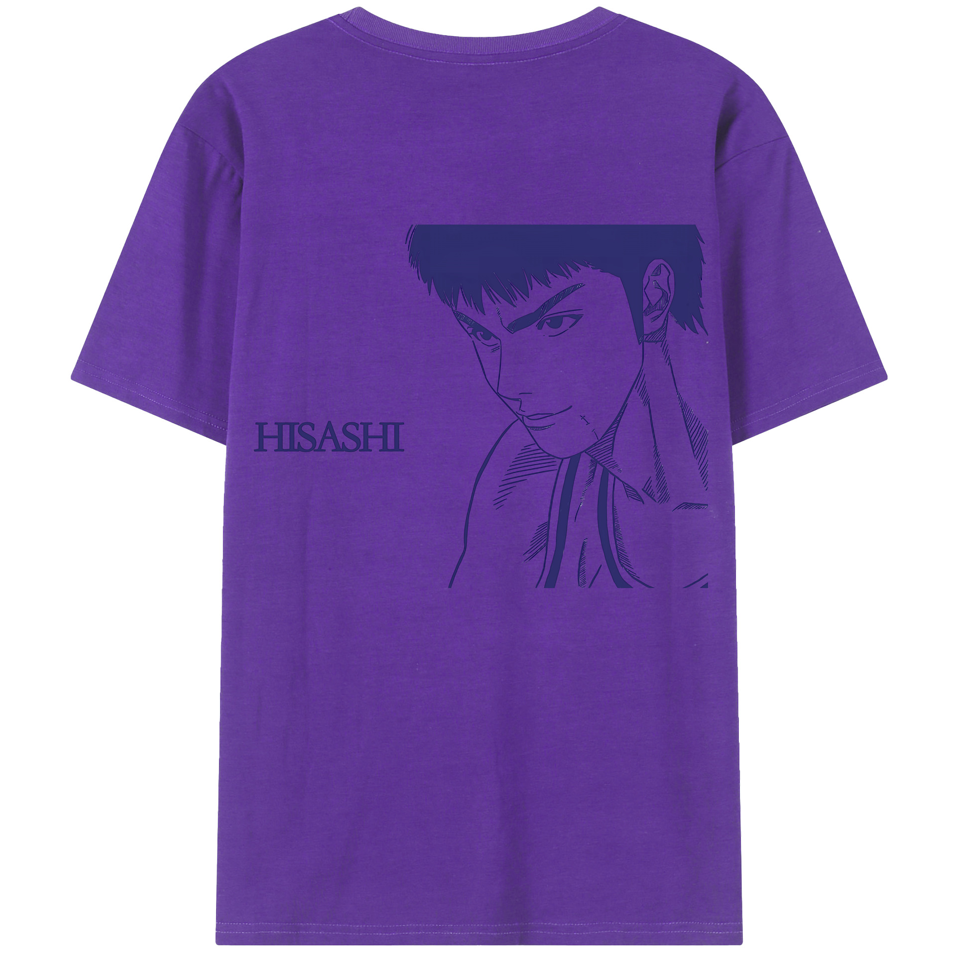 SLAM DUNK／スラムダンク 綿100％半袖Tシャツ（背面プリント）