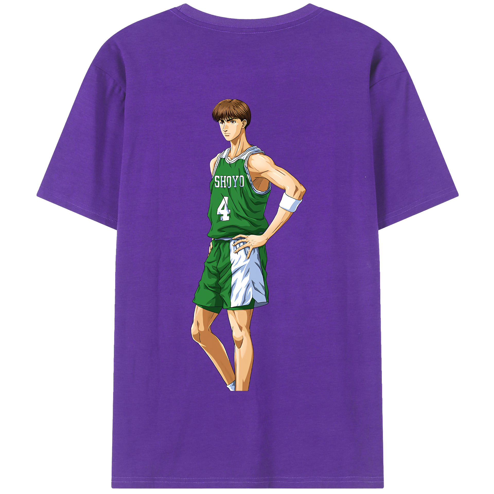 SLAM DUNK／スラムダンク 綿100％半袖Tシャツ（背面プリント）