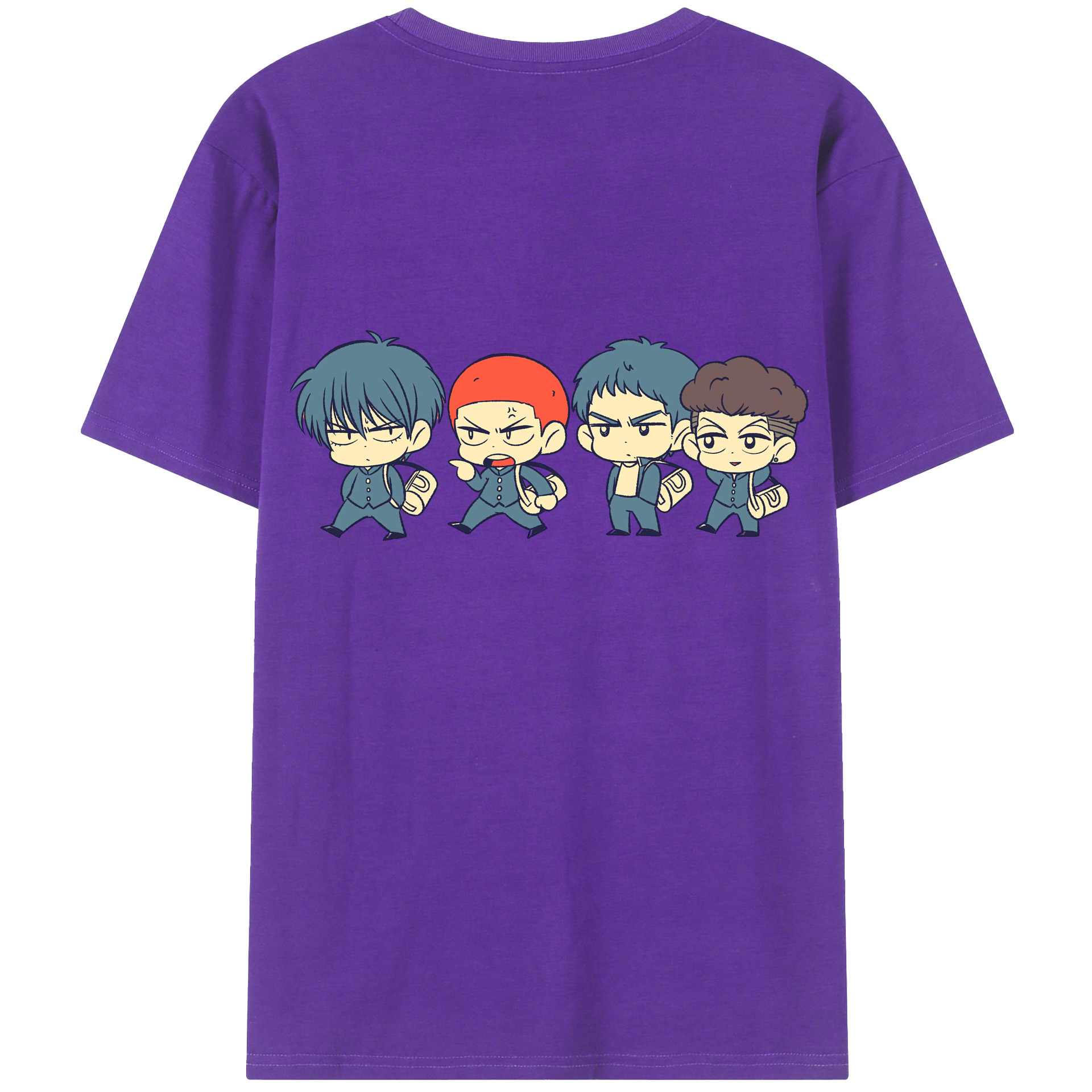（画像用） SLAM DUNK／スラムダンク 綿100％半袖Tシャツ（背面プリント）
